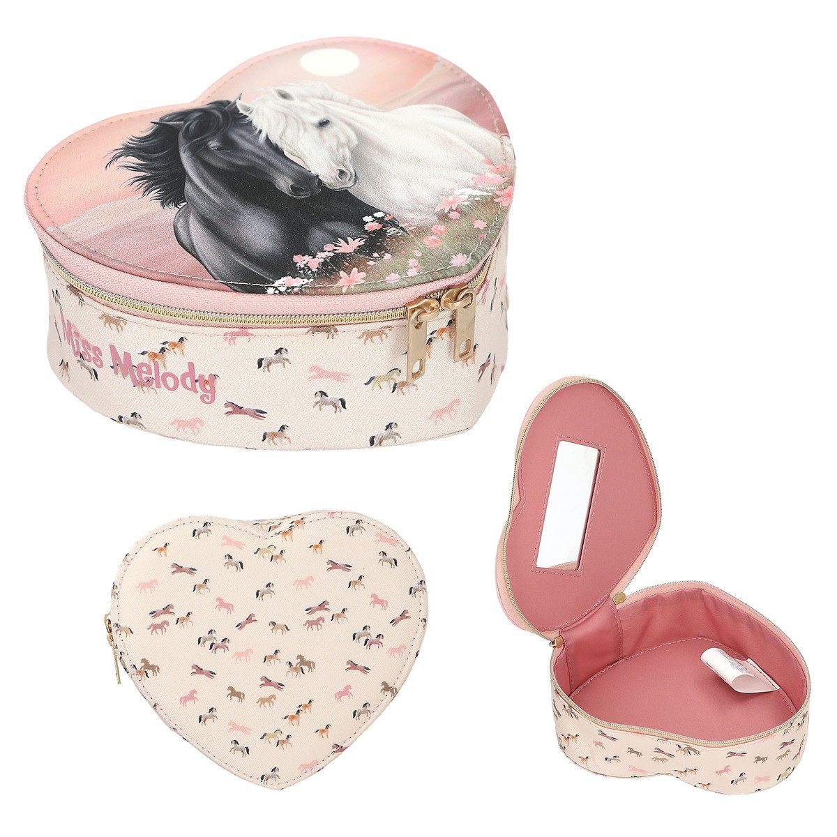 Malstift DEPESCHE Miss Melody Mini-Schmuckschatulle Herzform Blossom Pony