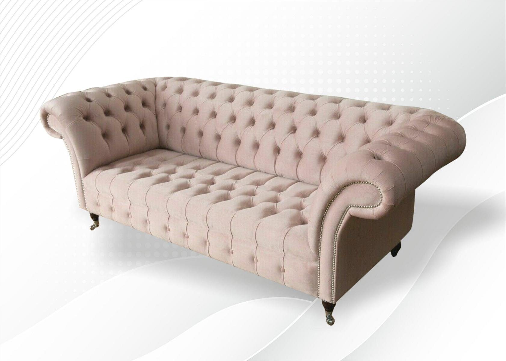 225 Sofa Sofa Design Chesterfield-Sofa, Sitzer 3 Couch cm Chesterfield JVmoebel