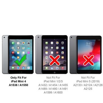 CoolGadget Tablet-Hülle Hybrid Outdoor Hülle für Apple iPad Mini 4 7,9 Zoll, Hülle massiv Outdoor Schutzhülle für iPad Mini 4 Tablet Case