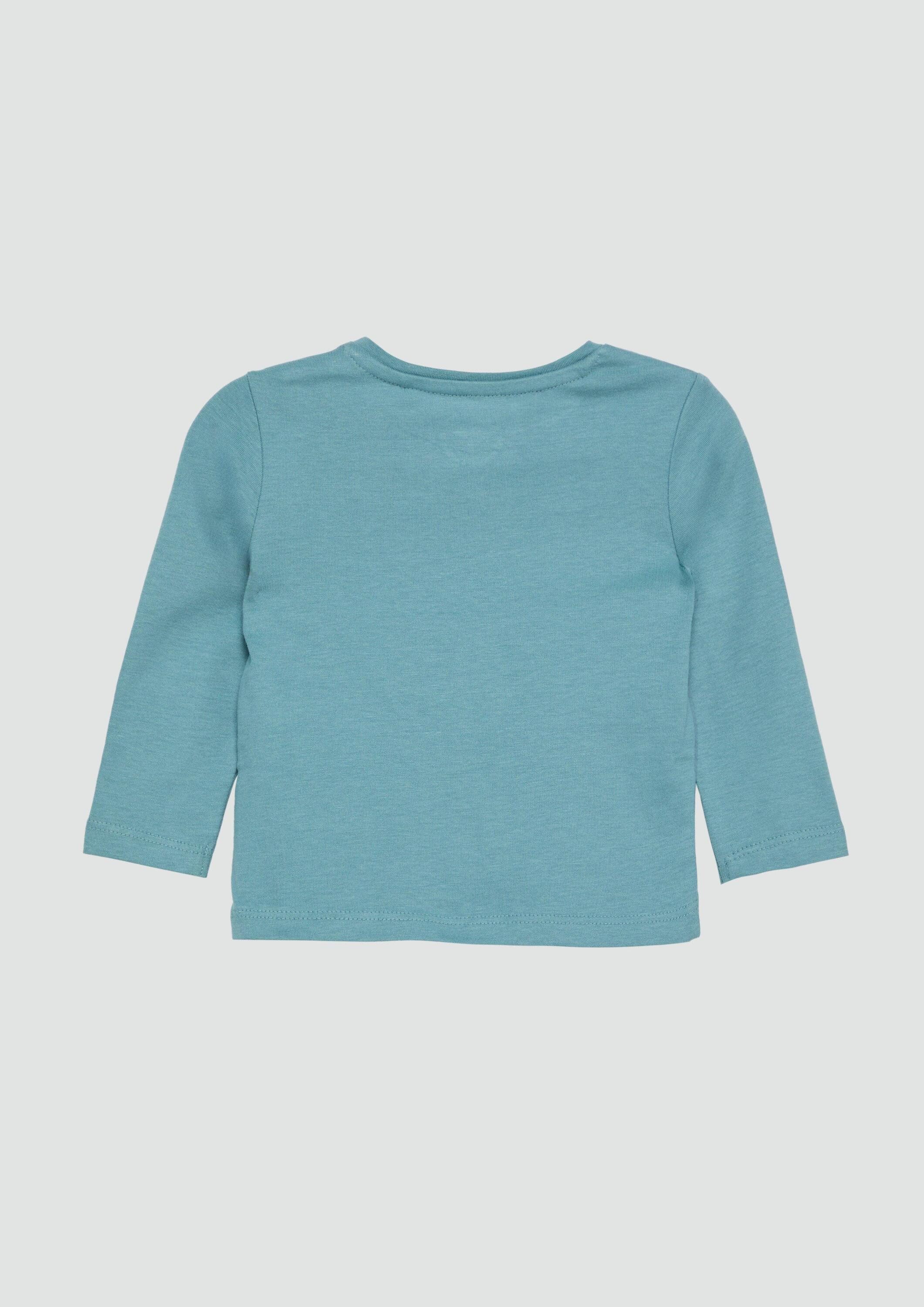 s.Oliver Langarmshirt T-Shirt Langarmshirt mit Frontprint