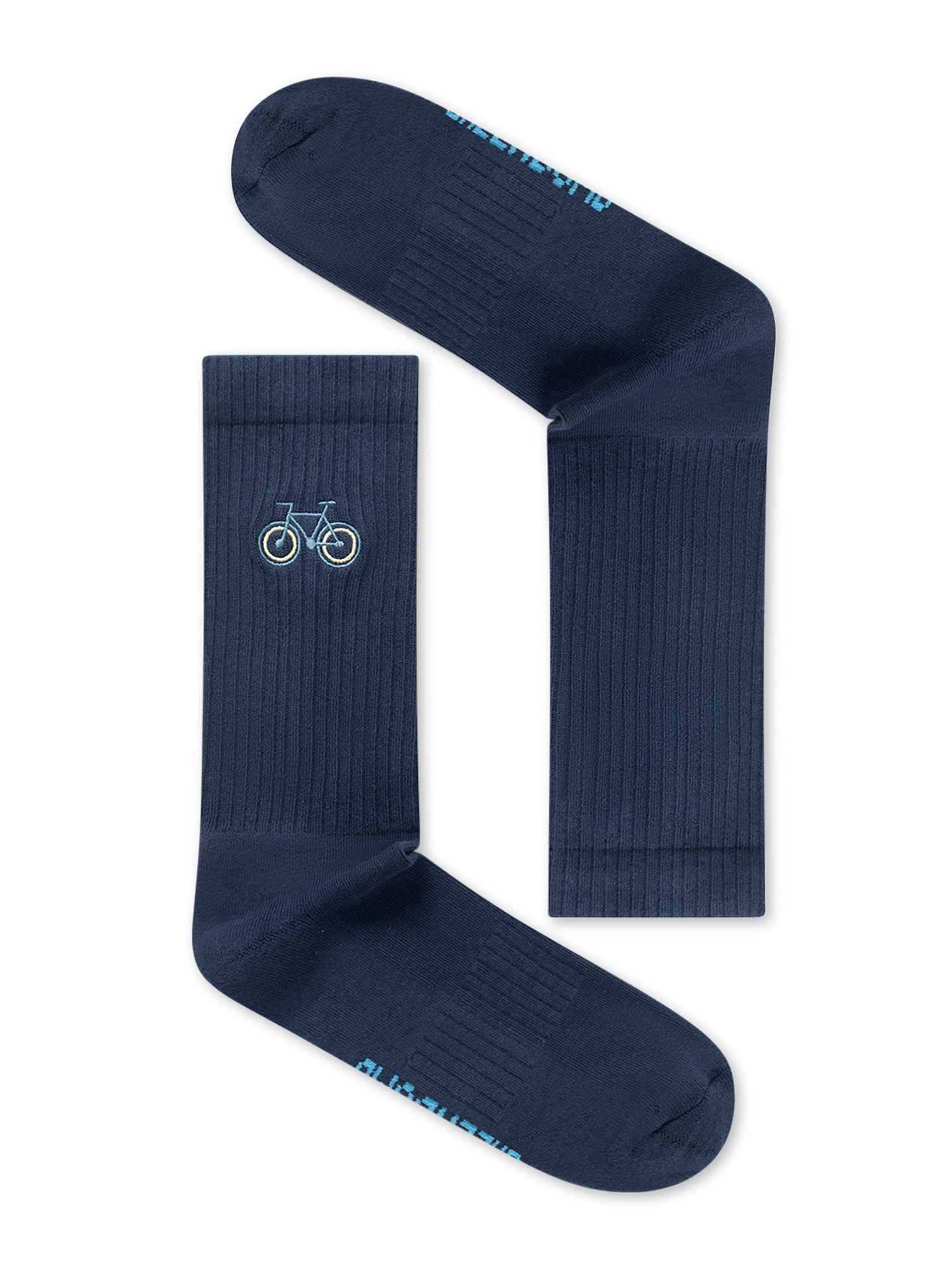 GreenBomb Socken Tennis Socks Bike Loop sportlicher Ripp-Schaft, hoher Stretch-Anteil, hoher Schaft