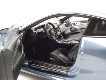 Minichamps Modellauto BMW M8 Coupe 2020 blau metallic Modellauto 1:18 Minichamps, Maßstab 1:18