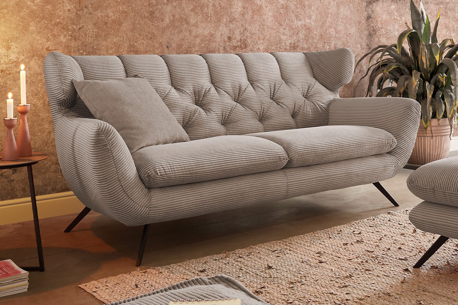 KAWOLA Sofa CHARME, Couch 2-Sitzer oder günstig online kaufen