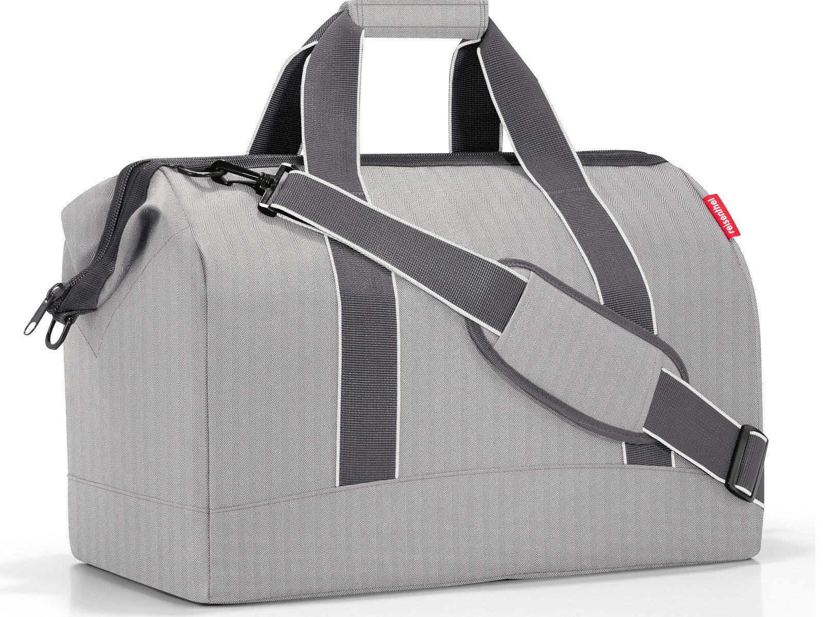 REISENTHEL® Reisetasche allrounder L herringbone grey, günstig online kaufen