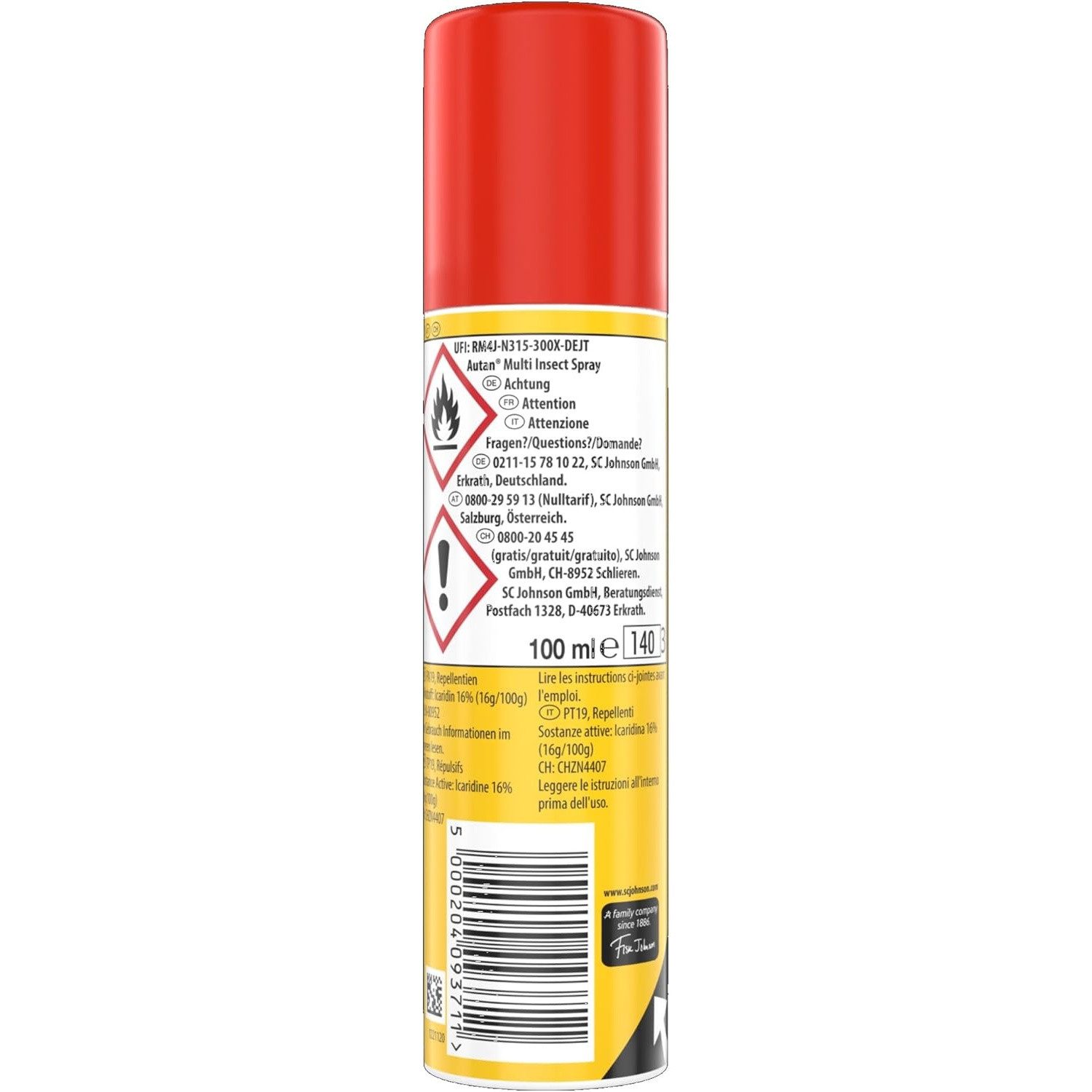 Autan Insektenschutz-Spray Multi Insect Spray, 100 ml