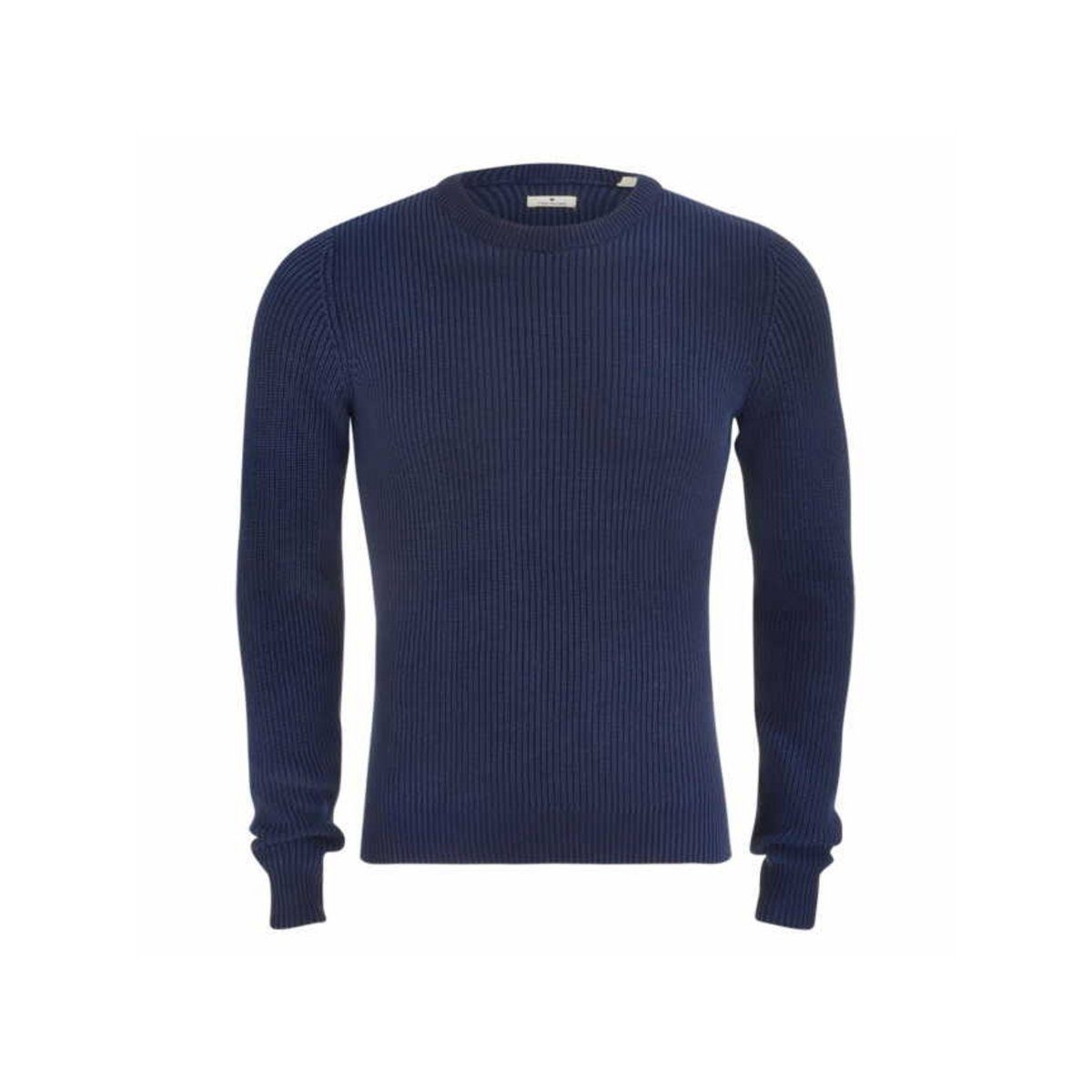 TOM TAILOR Sweatshirt blau regular fit (1-tlg)