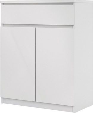 Home affaire Sideboard Naia, mit Schubladenkanten, Schubladen auf Metallgleiter, Breite 80,2 cm