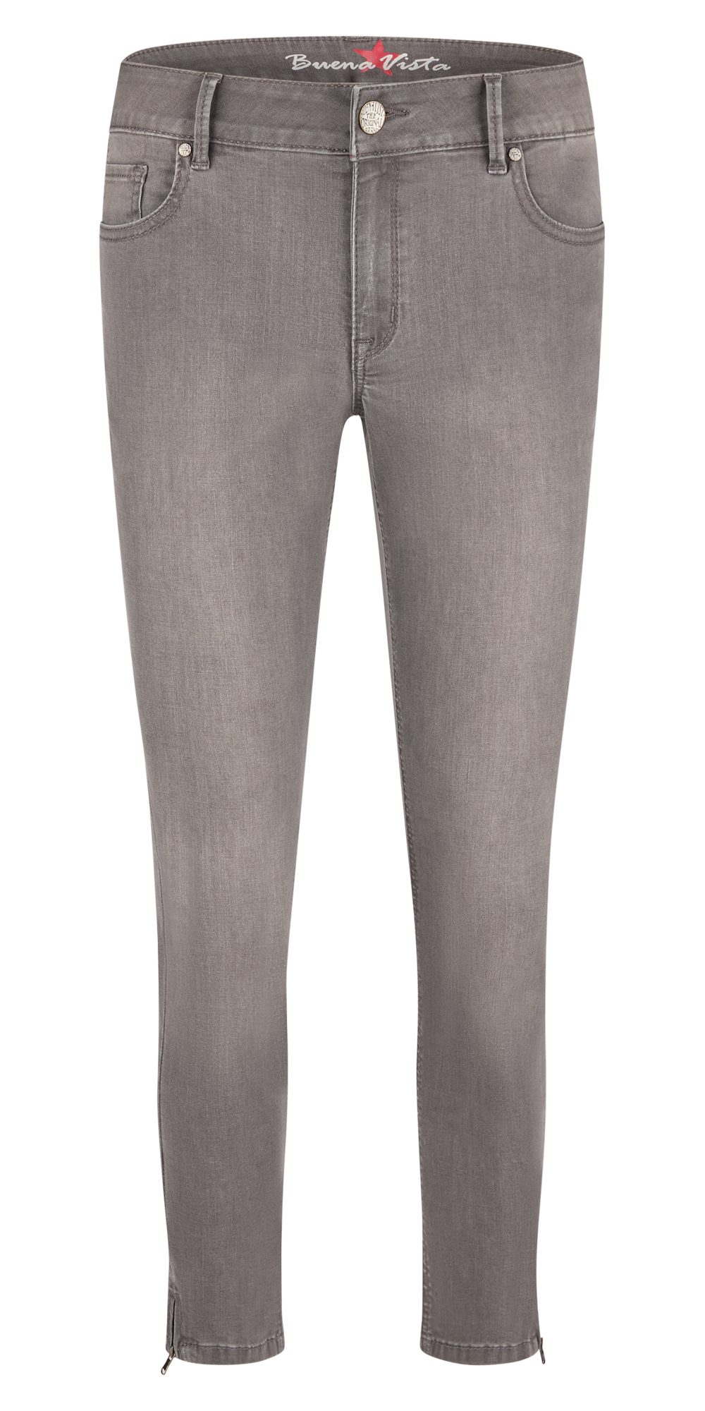 Stretch-Jeans BUENA VISTA ITALY V 7/8 grey denim 2507 B5311 694.4777 - Stretch Denim