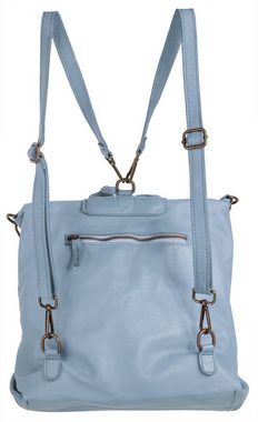 Samantha Look Cityrucksack, echt Leder, Made in Italy