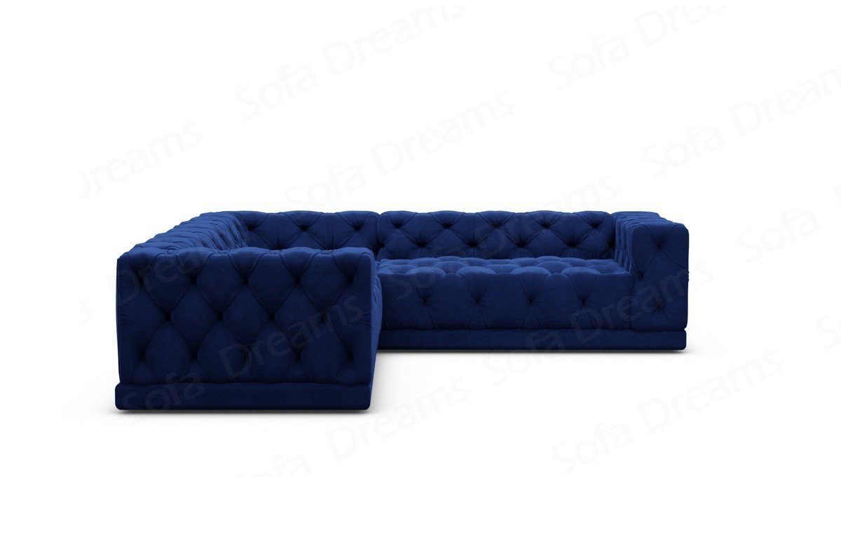 Sofa Dreams Ecksofa Polster Designer Samt Stoff Sofa Palma L Form Stoffsofa