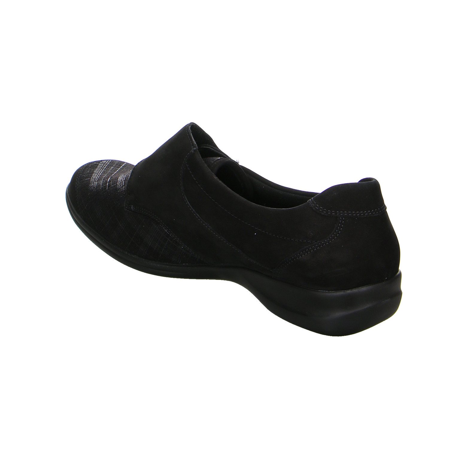Waldläufer Waldläufer Velour Comfort Slipper schwarz Slipper