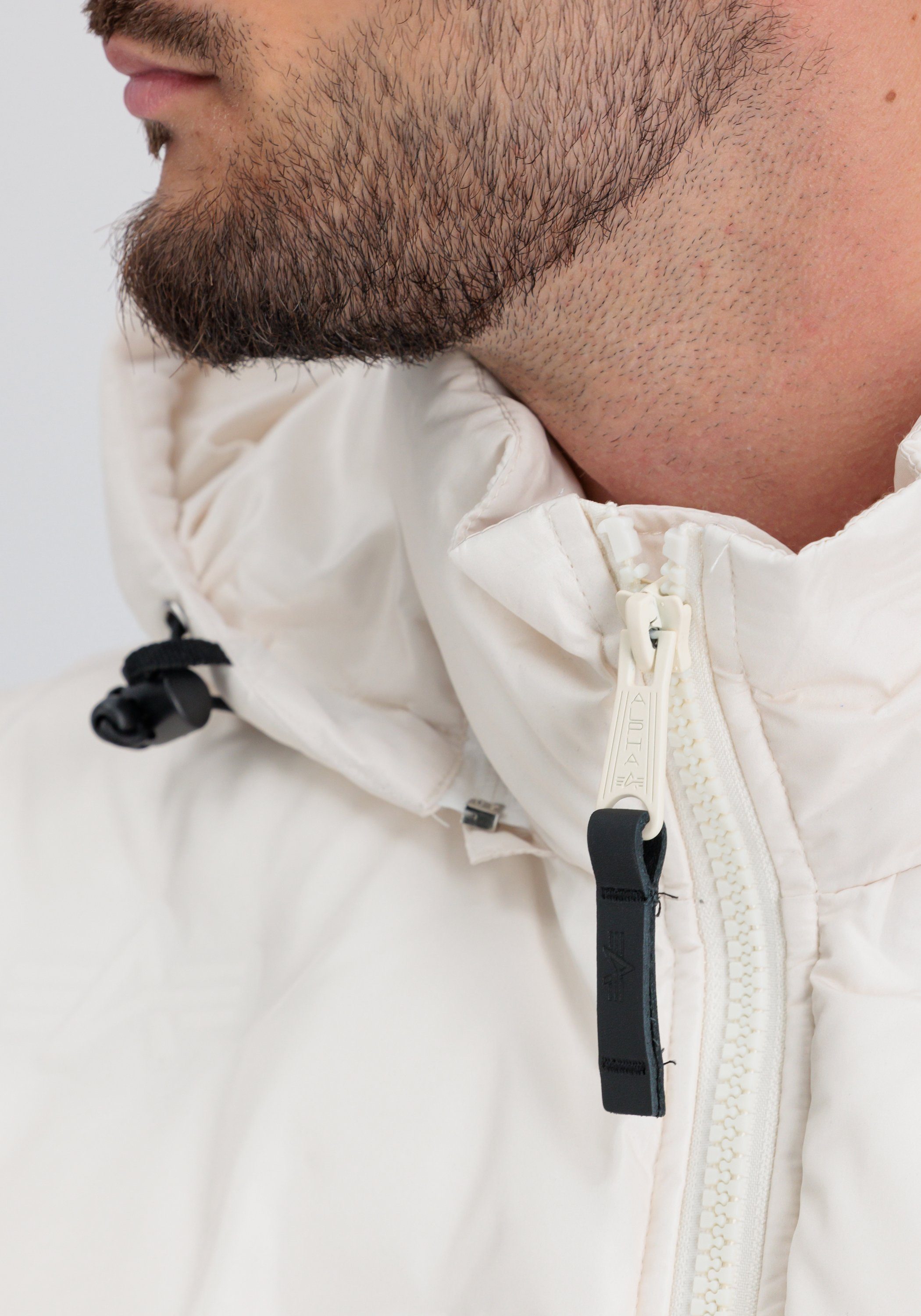 Alpha Industries Winterjacke Hooded Logo Puffer