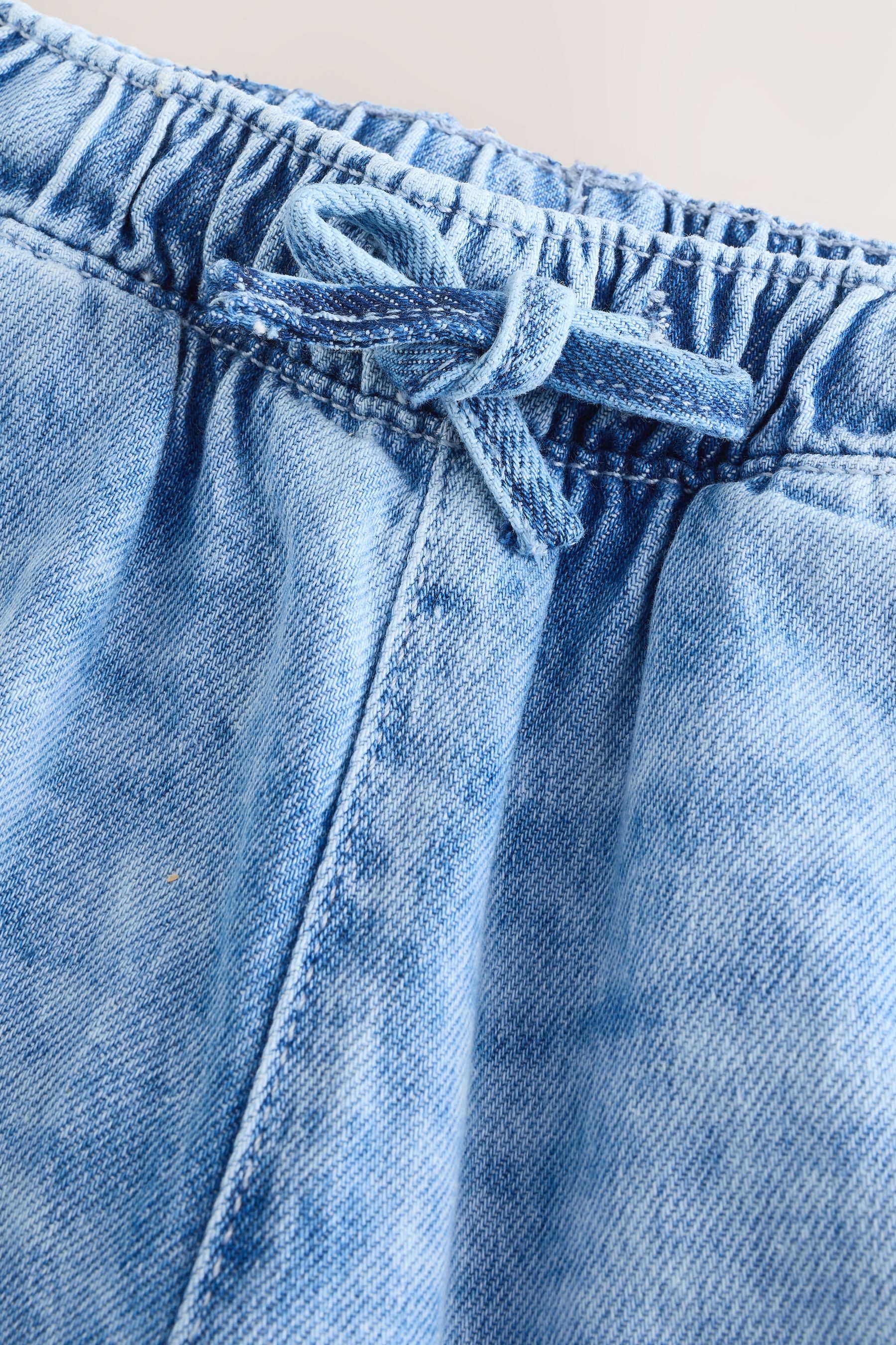 Next Weite Jeans Schlupf-Jeans mit weitem Bein aus 100 % Baumwolle (1-tlg)