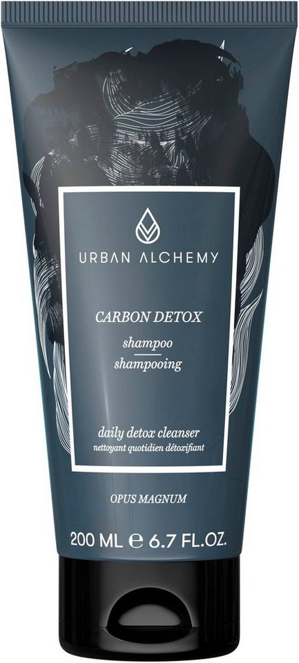 URBAN ALCHEMY Haarshampoo Carbon Detox Shampoo, Mit Aktivkohle und  Pfefferminze