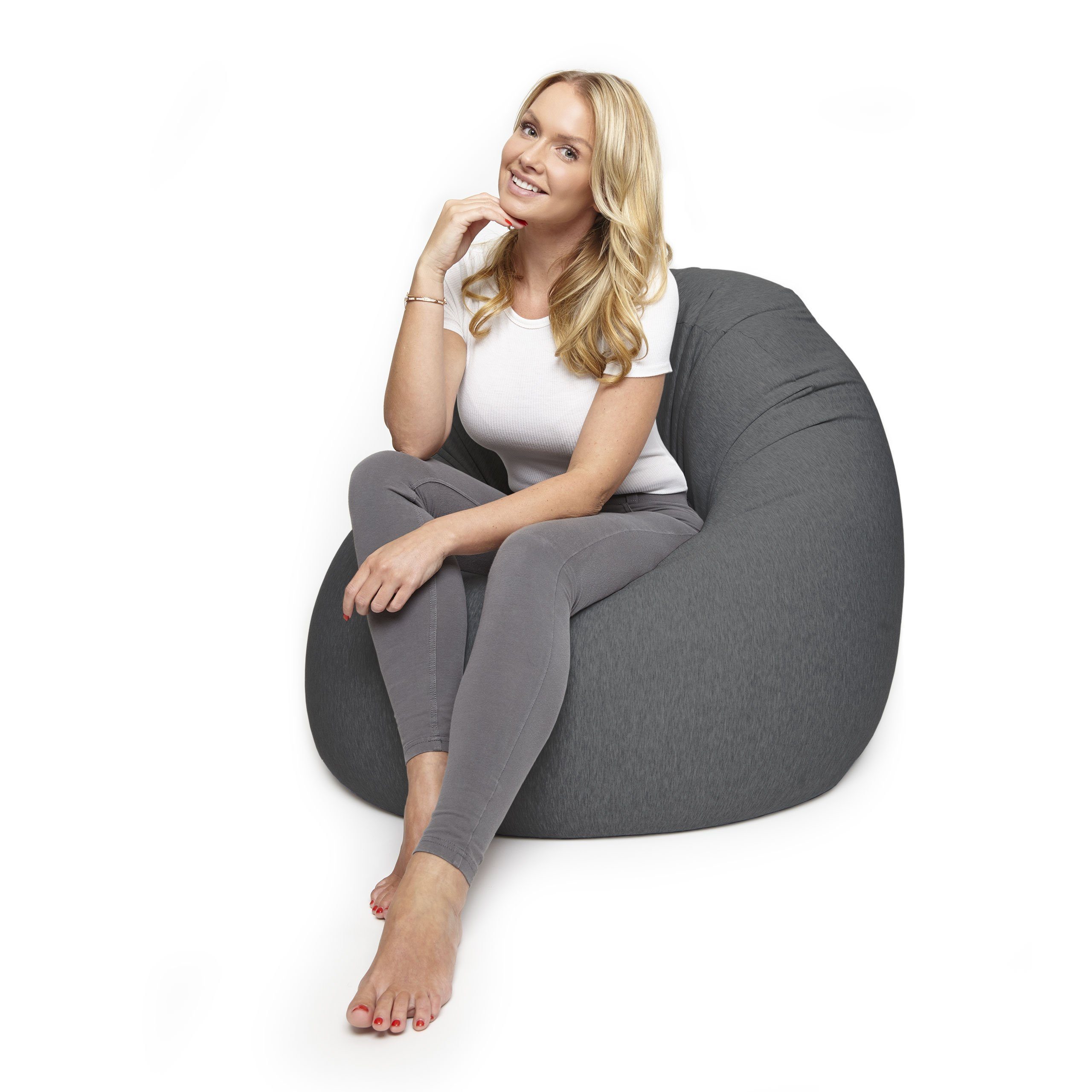Lumaland Sitzsack »Flexi Comfort«, Bodenkissen Lounge Premium Bean Bag  Sitzkissen Medium 142 x 84 cm Rot online kaufen | OTTO