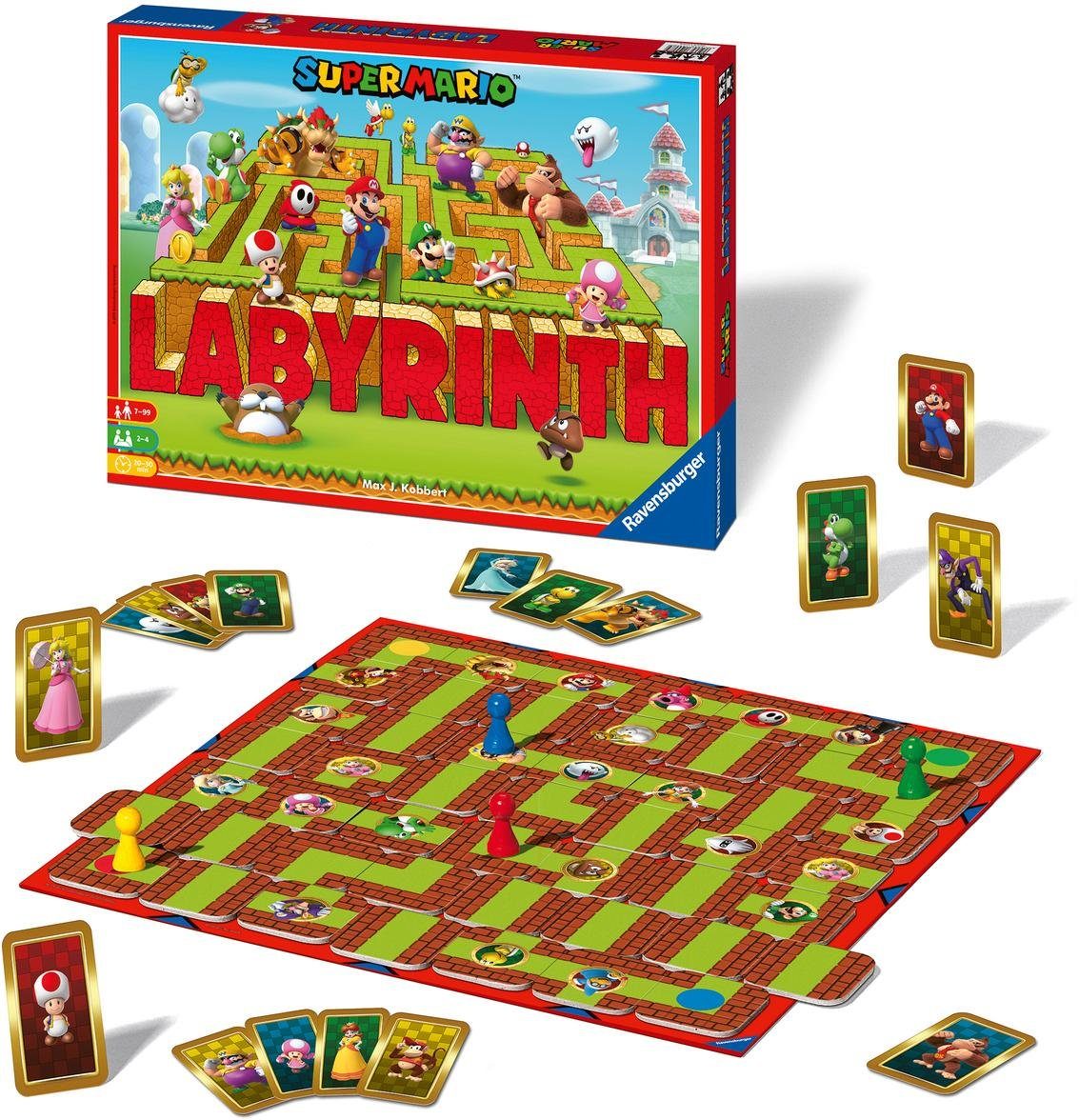 Ravensburger Spiel, - Supermario™ Labyrinth, FSC® Wald schützt weltweit in - Made Europe