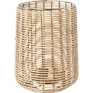 OTTO home Windlicht Kerzenhalter Vallenay (1 St), aus Naturweide und Metall