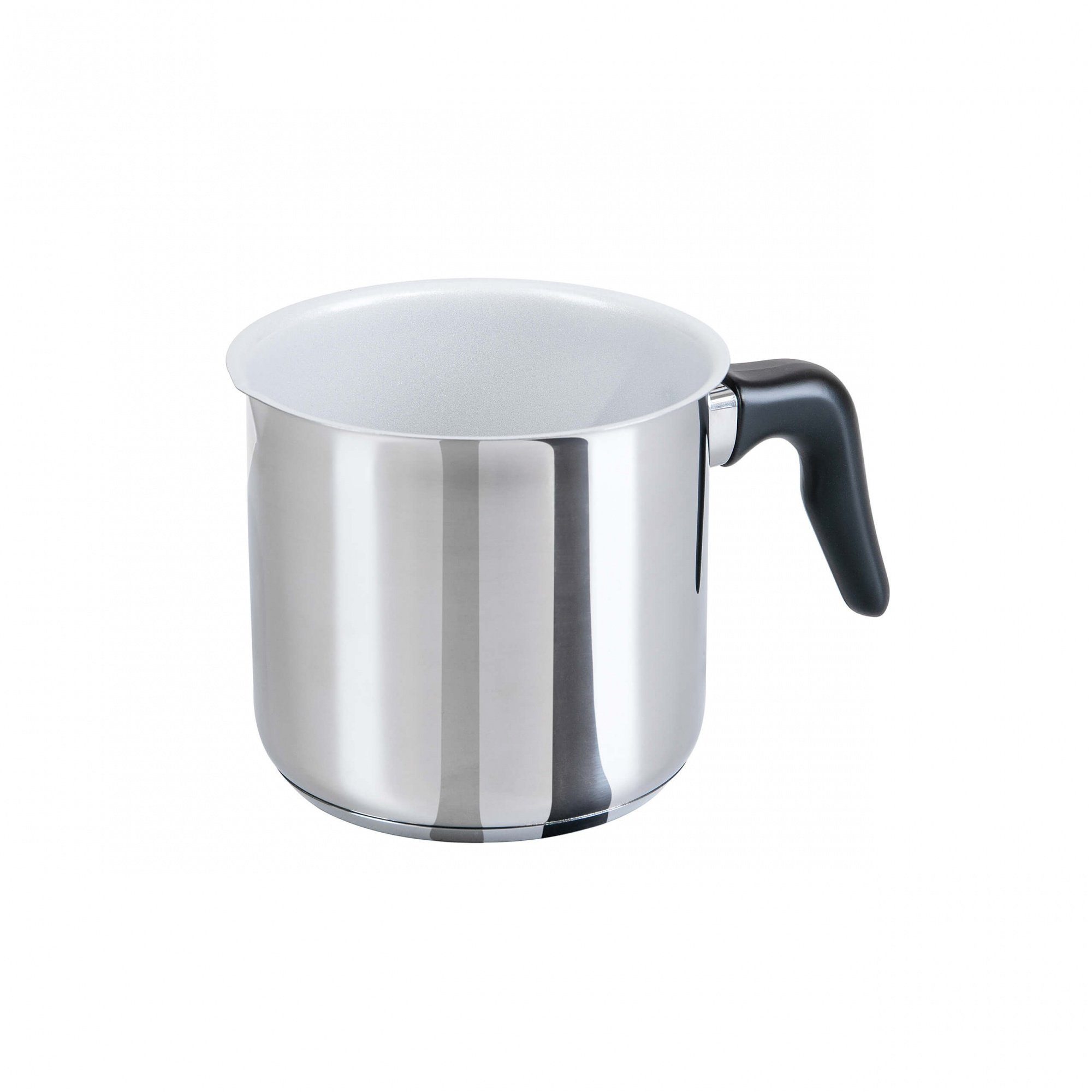 Genius Milchtopf Cerafit Steel Milchtopf 14 cm, Edelstahl, Keramik, Antihaft-Beschichtung