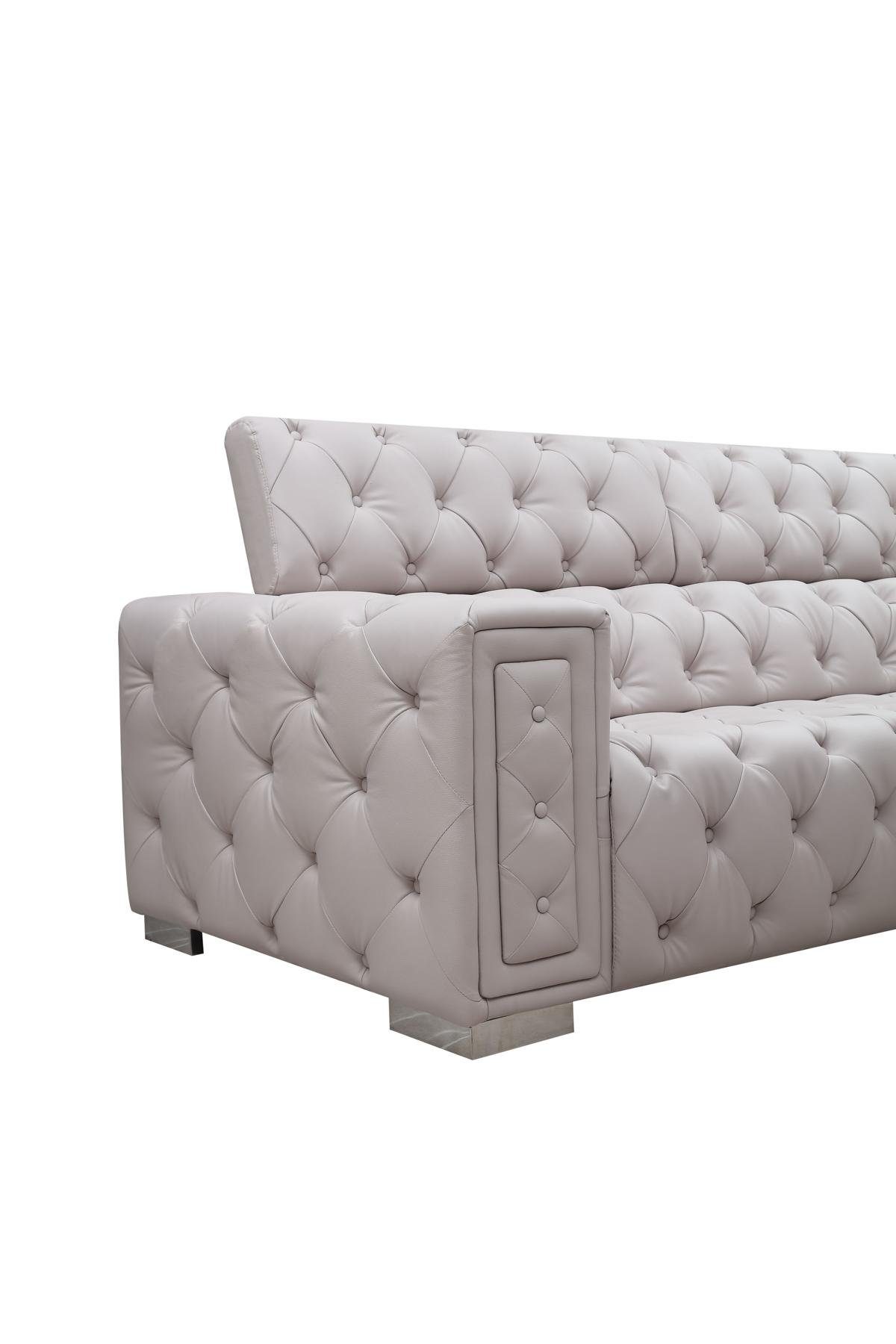 Chesterfield Wohnzimmer-Set, Garnitur JVmoebel Couch Set Design Sofagarnitur 3+2+1 Polster