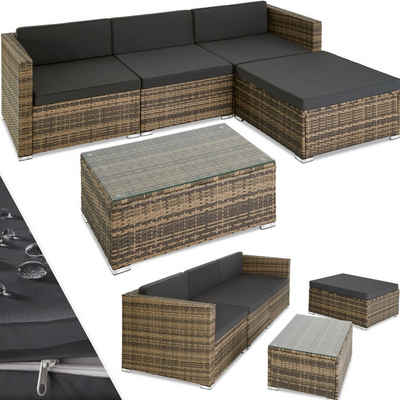 tectake Loungeset Florenz, (Set, 5-tlg)