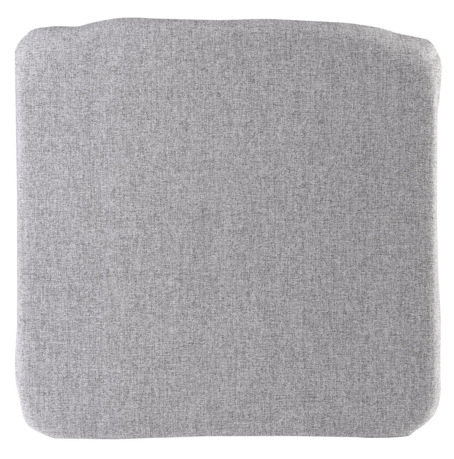 Sitzkissen SORRENT, Braun, Grau, Polyester, mit Reißverschluss, L 38 x B 38 x H 3 cm