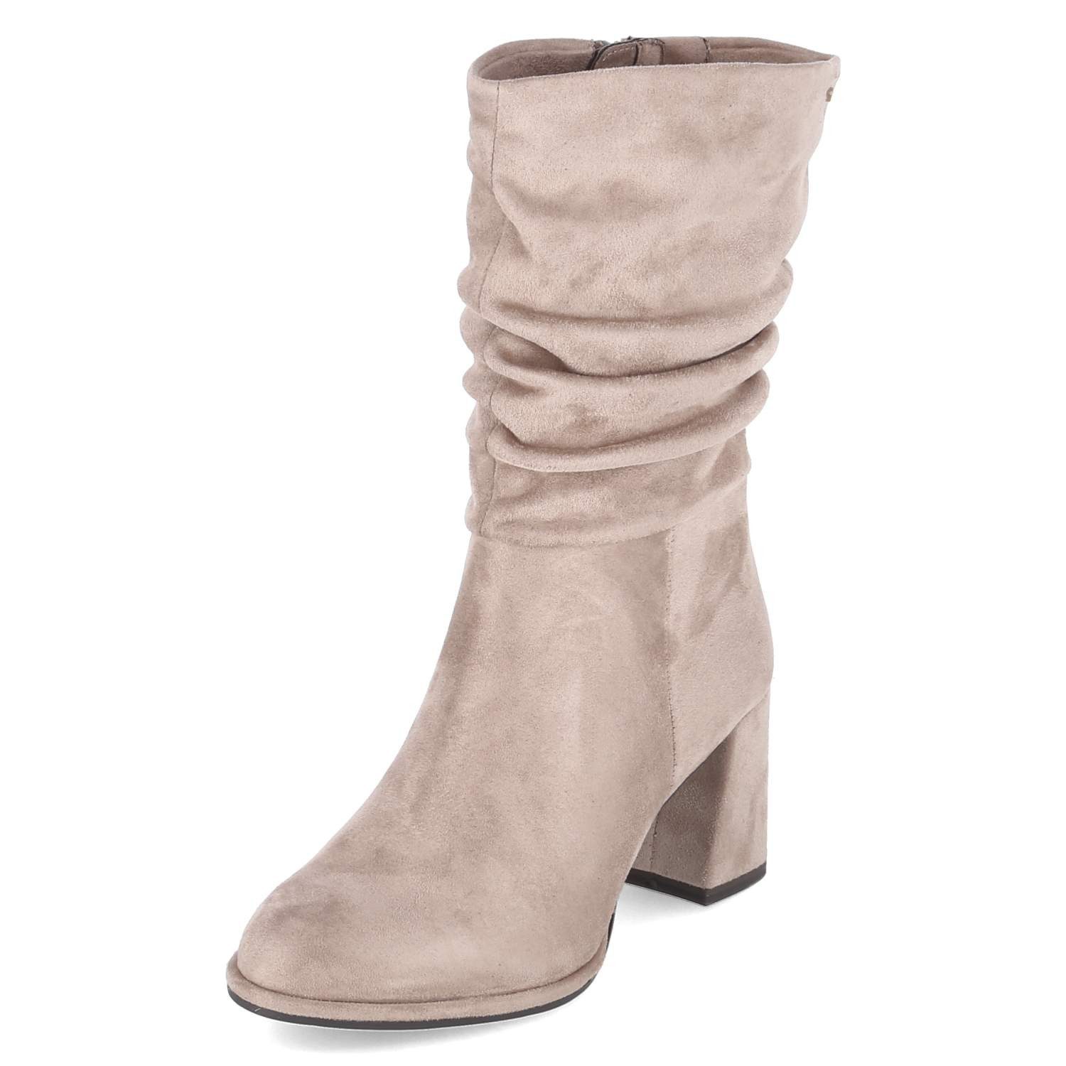 Tamaris Tamaris 1-25020-43/341 Damen Textil taupe Schlupfstiefel günstig online kaufen