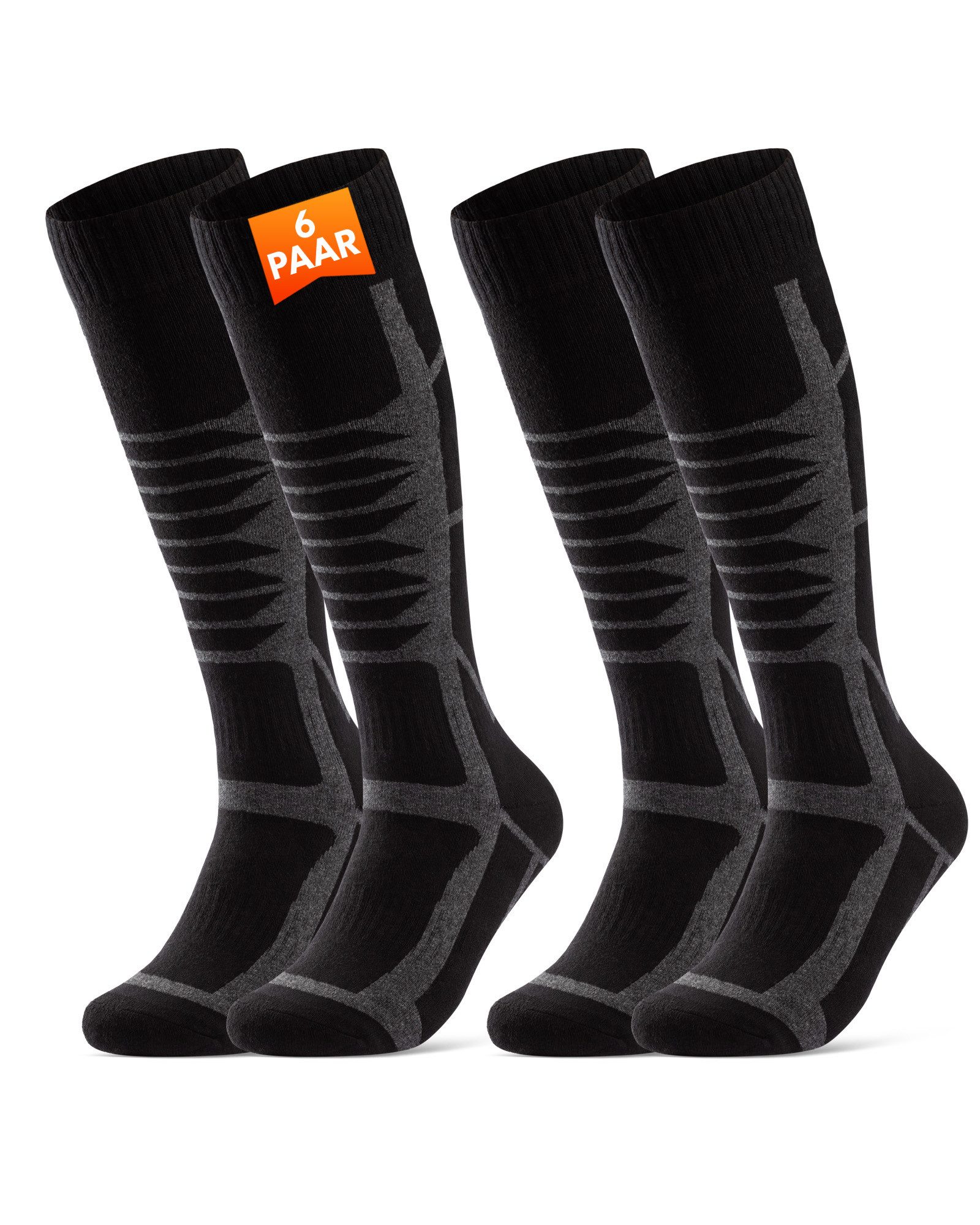 Skisocken Ski Strümpfe Herren & Damen Ski Socken lang Atmungsaktiv