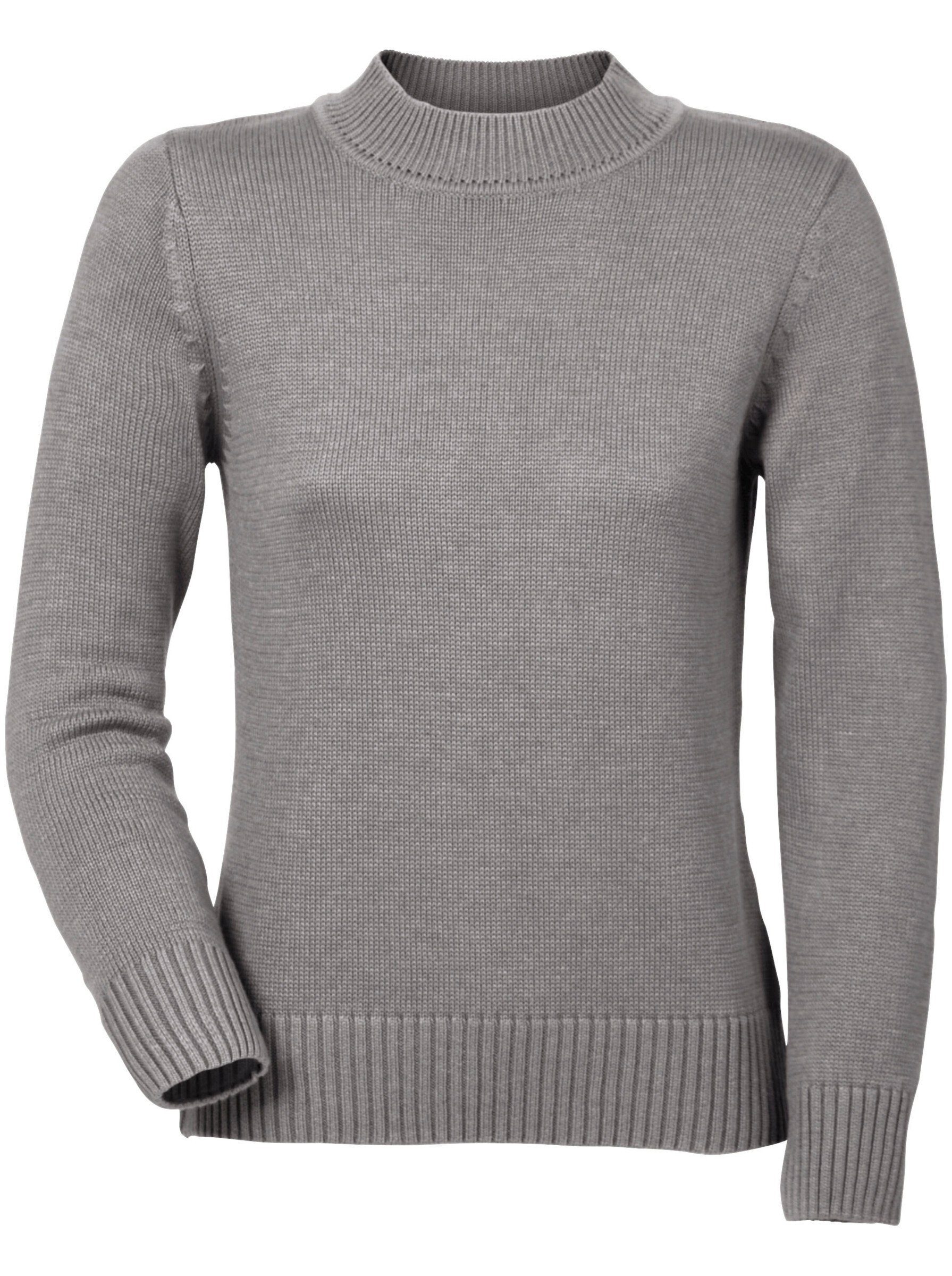 grau-meliert Strickpullover WEIDEN WITT