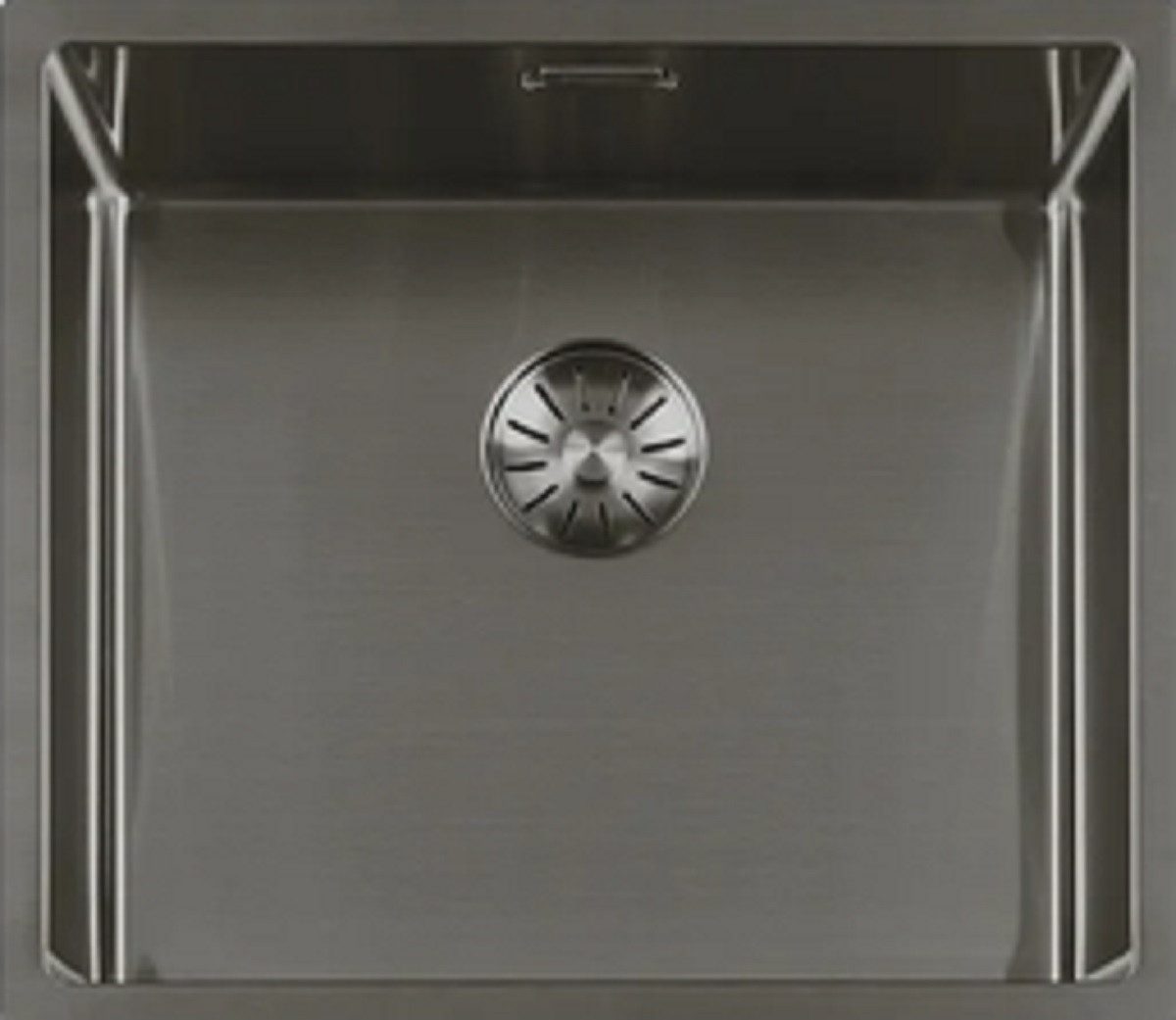 togo Küchenspüle 45SP-GunMetal, rechteckig, 49/44 cm, GunMetal Edelstahl Spüle