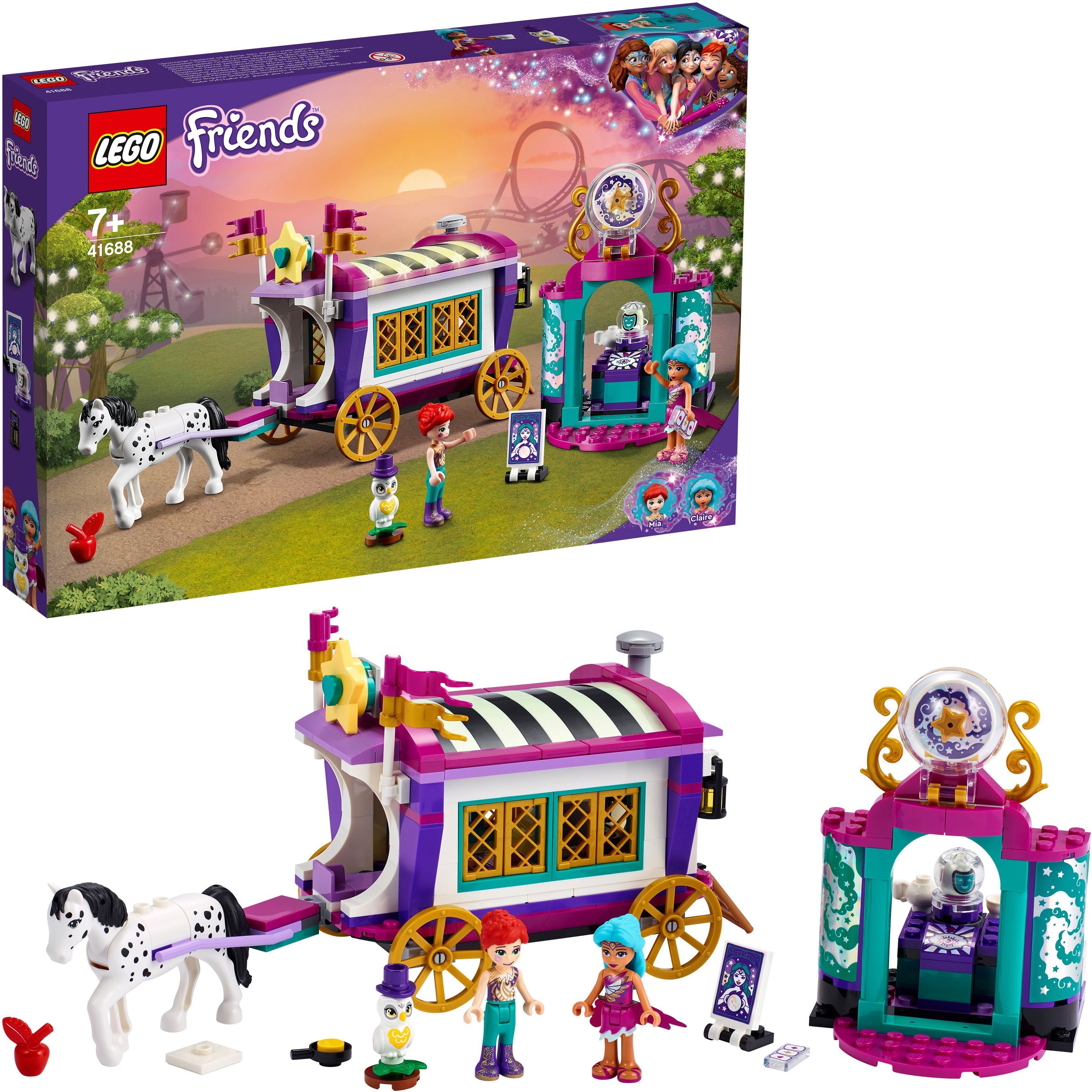 Image of LEGO® Konstruktionsspielsteine »Magischer Wohnwagen (41688), LEGO® Friends«, (348 St), Made in Europe
