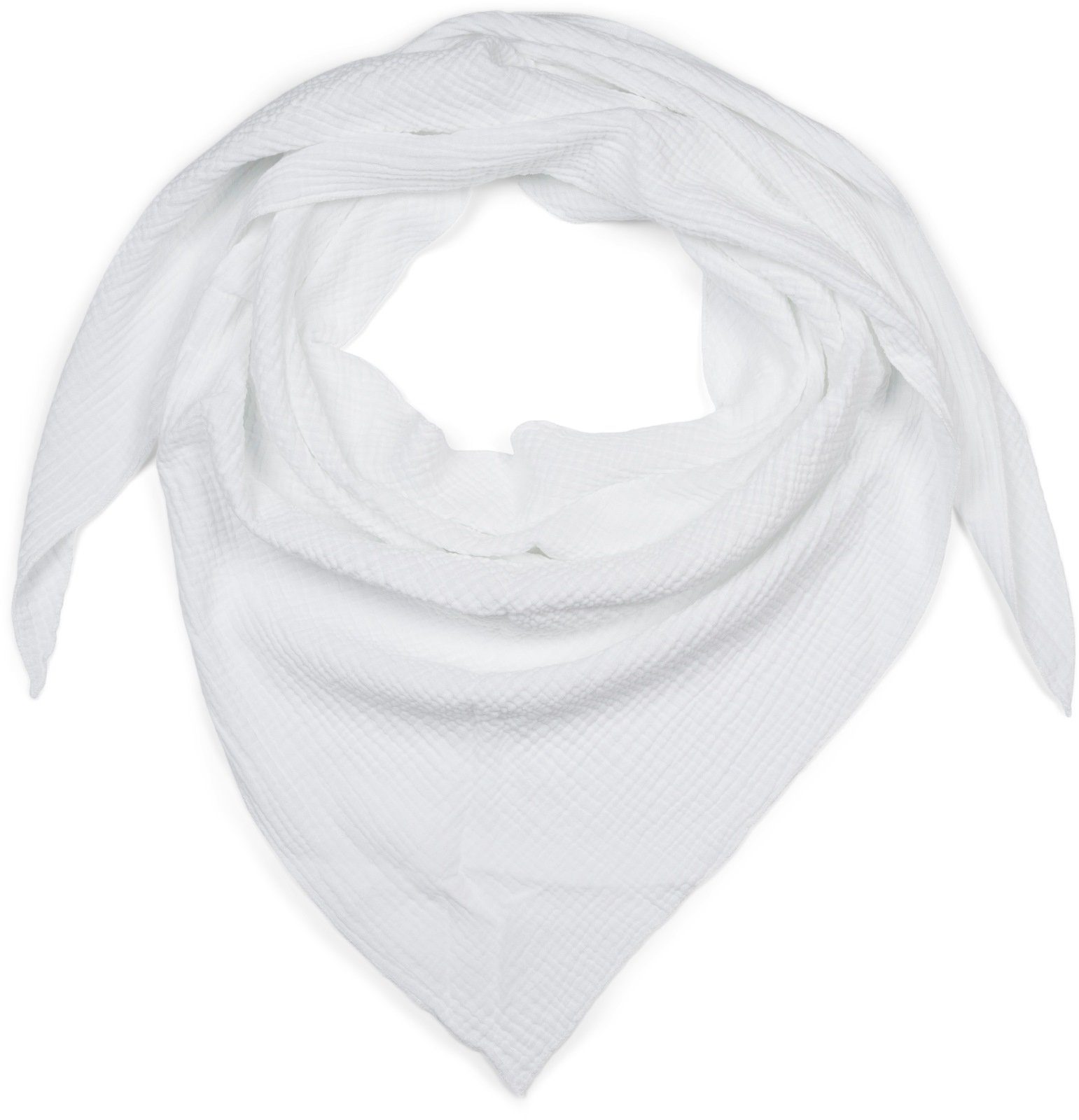 styleBREAKER Dreieckstuch Musselin Dreiecktuch Einfarbig, (1-St)