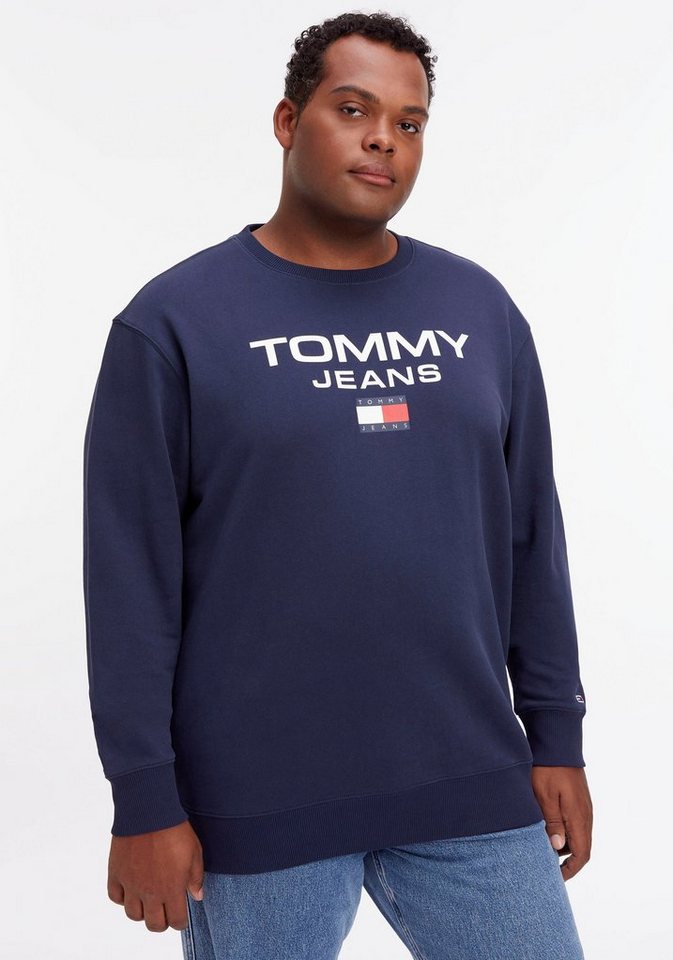 Logodruck mit Tommy Sweatshirt Jeans Plus