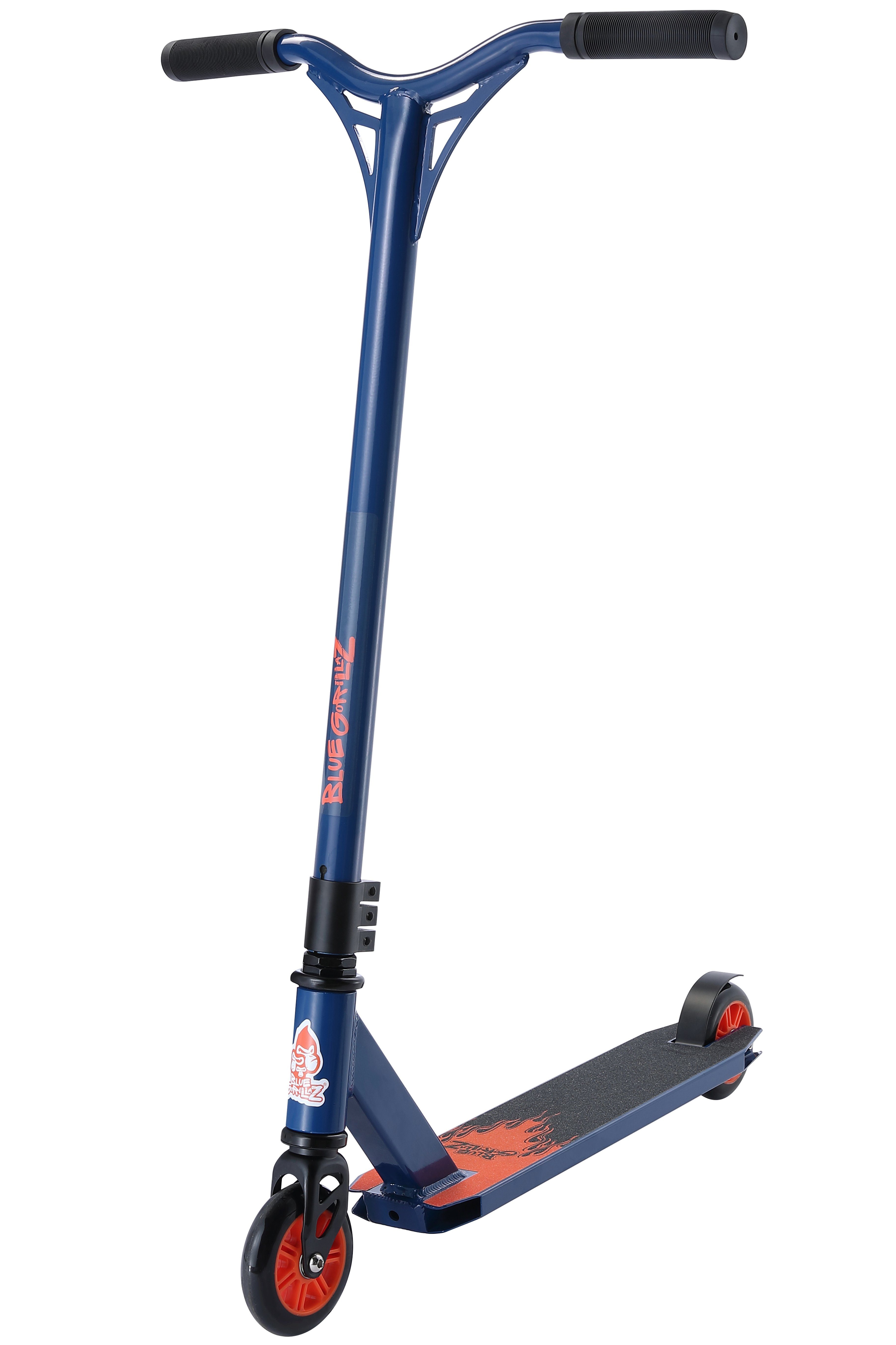 BLUE GORILLAZ Stuntscooter 100 mm, ab 8 Jahre, ab 136 cm, Geschraubt, Jungen, Mädchen, 88A, Aluminium, ABEC-7