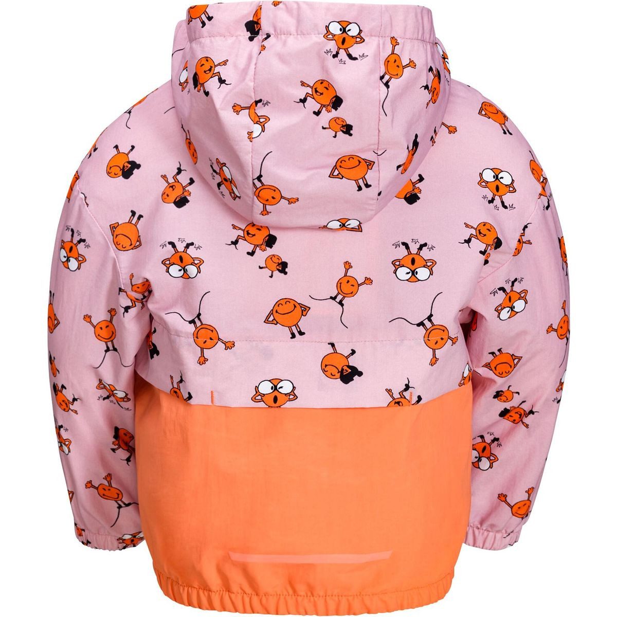 Jack Wolfskin Hardshelljacke Smileyworld AOP Jacket K Eine leichte Kinderjacke, die sich für den Sommer oder Herbst eignet.