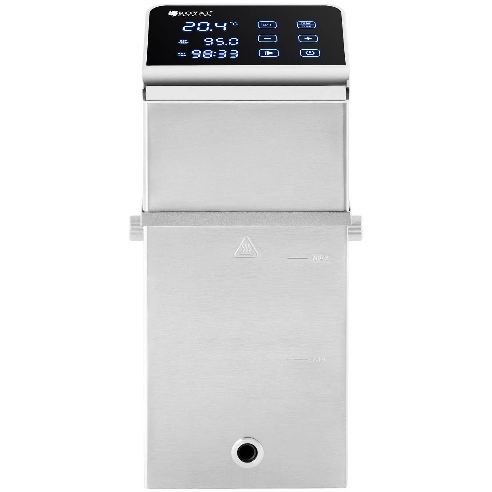Royal Catering Sous-Vide Garer 80 L Sous-vide-Stick Sous-vide-Stab Niedrigtemperaturgarer 2300 W