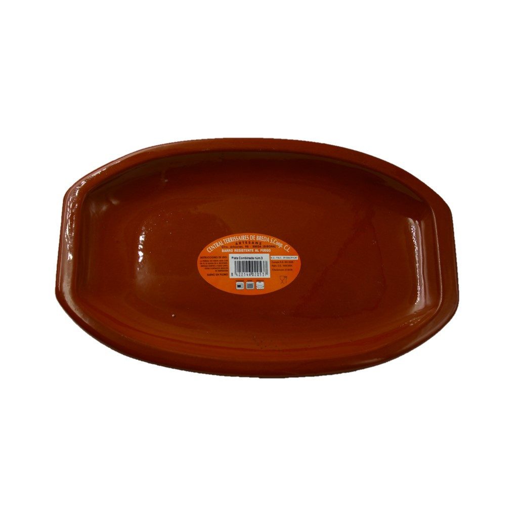 CTB Ceramics Servierplatte CTB Terrissaires ceramics Fuente Servierplatte, Tonschalen für Tapas