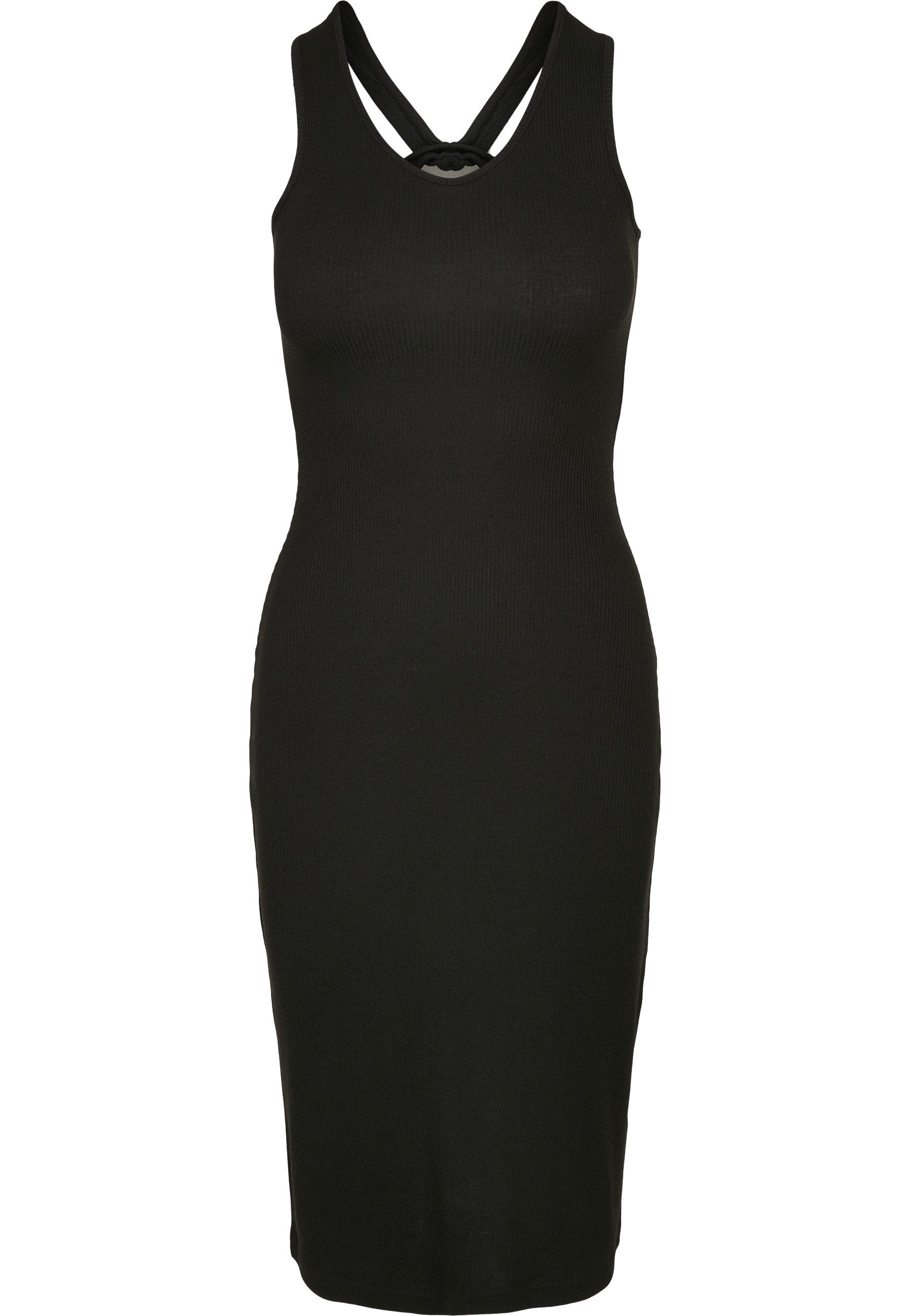 URBAN CLASSICS A-Linien-Kleid Urban Classics Damen Ladies Midi Sleeveless Rib Dress (1-tlg)