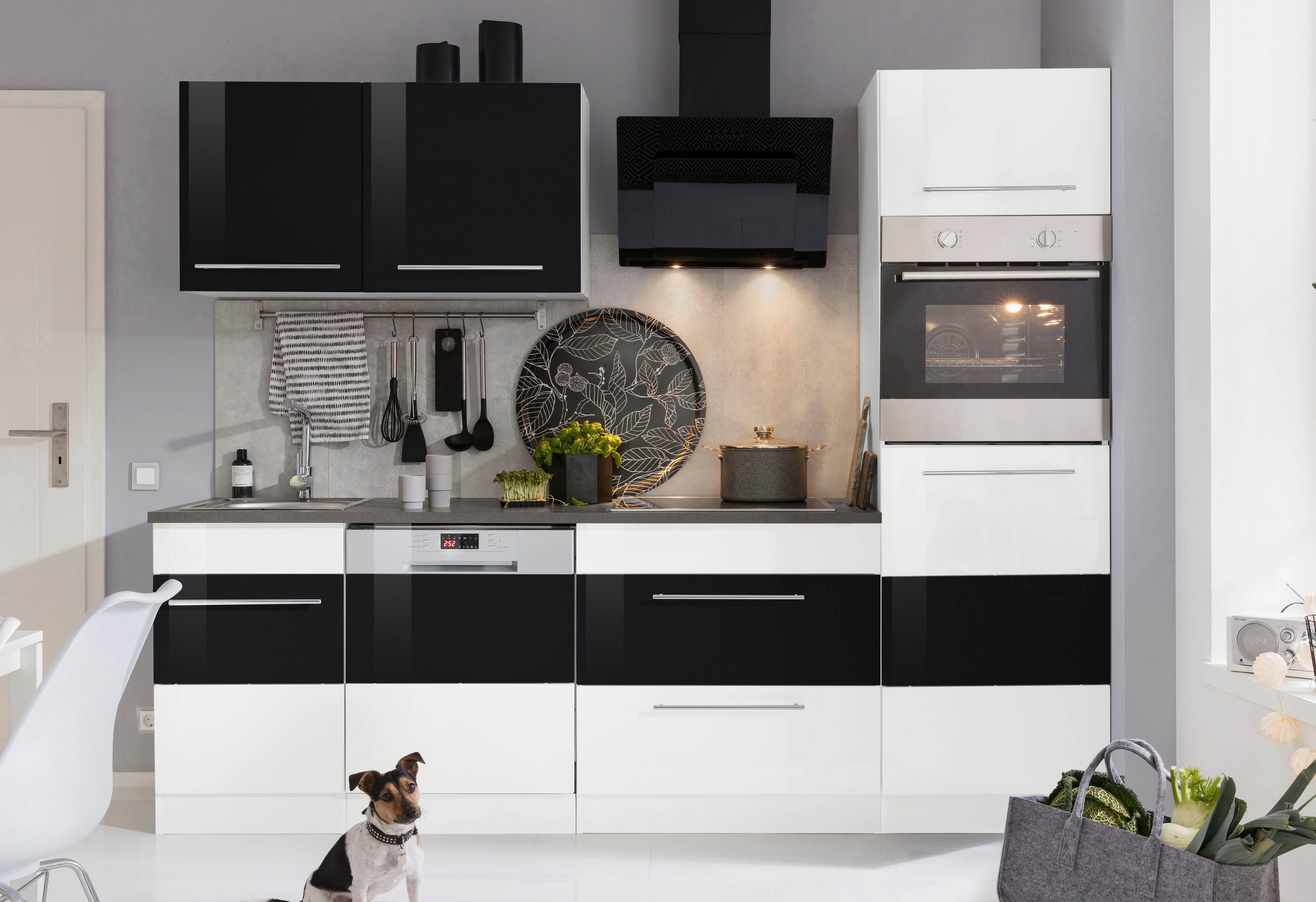 KOCHSTATION Küchenzeile KS-Trient, Breite 250 cm, günstig online kaufen