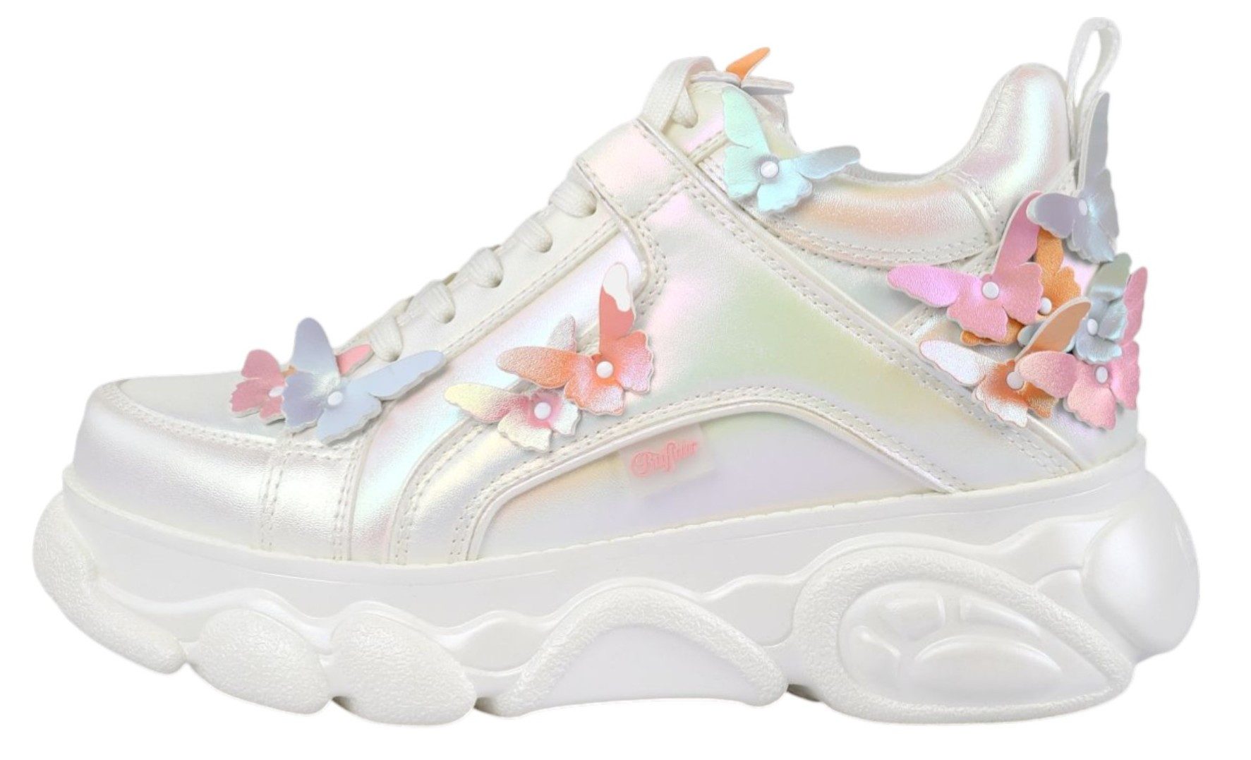 Buffalo 1636689 CLD Corin Butterfly White Pink Sneaker