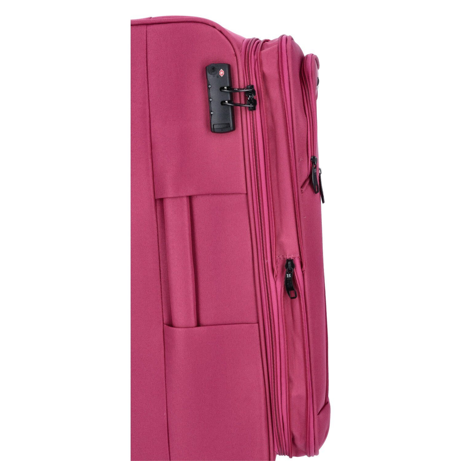 TheTrueC Koffer TheTrueC 4 Rollen Koffer Superlight 68cm Kopenhagen berry, 4 Rollen Rollen