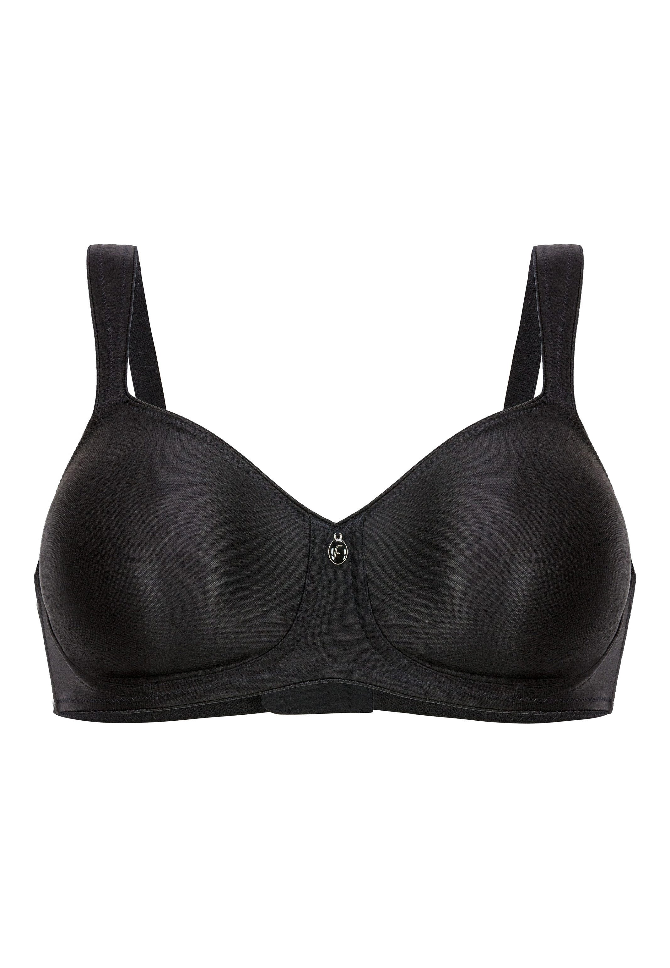 Felina Bügelloser BH Pure Balance (1-tlg) Molding-BH ohne Bügel - Schulterentlastung durch breite Träger