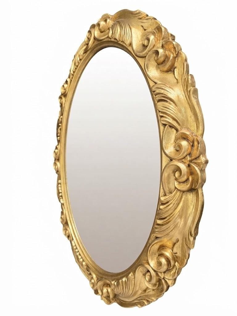 Xlmoebel Wandspiegel Exklusiver Wandspiegel Gold Modern Spiegel Flurspiegel Deko Sofort (1-St., 1-tlg)