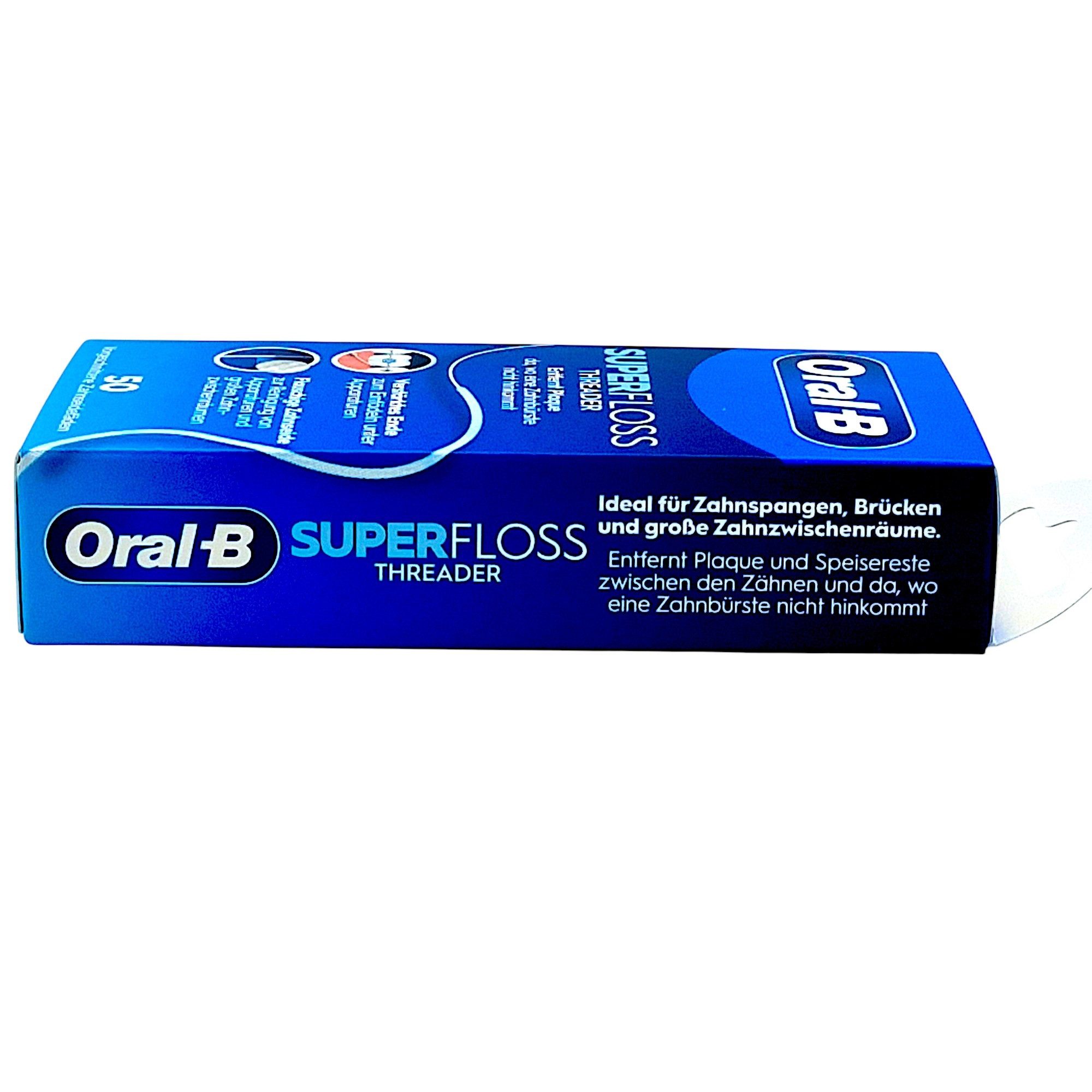 Oral-B Zahnseide 3x Oral-B SuperFloss 50 Fäden