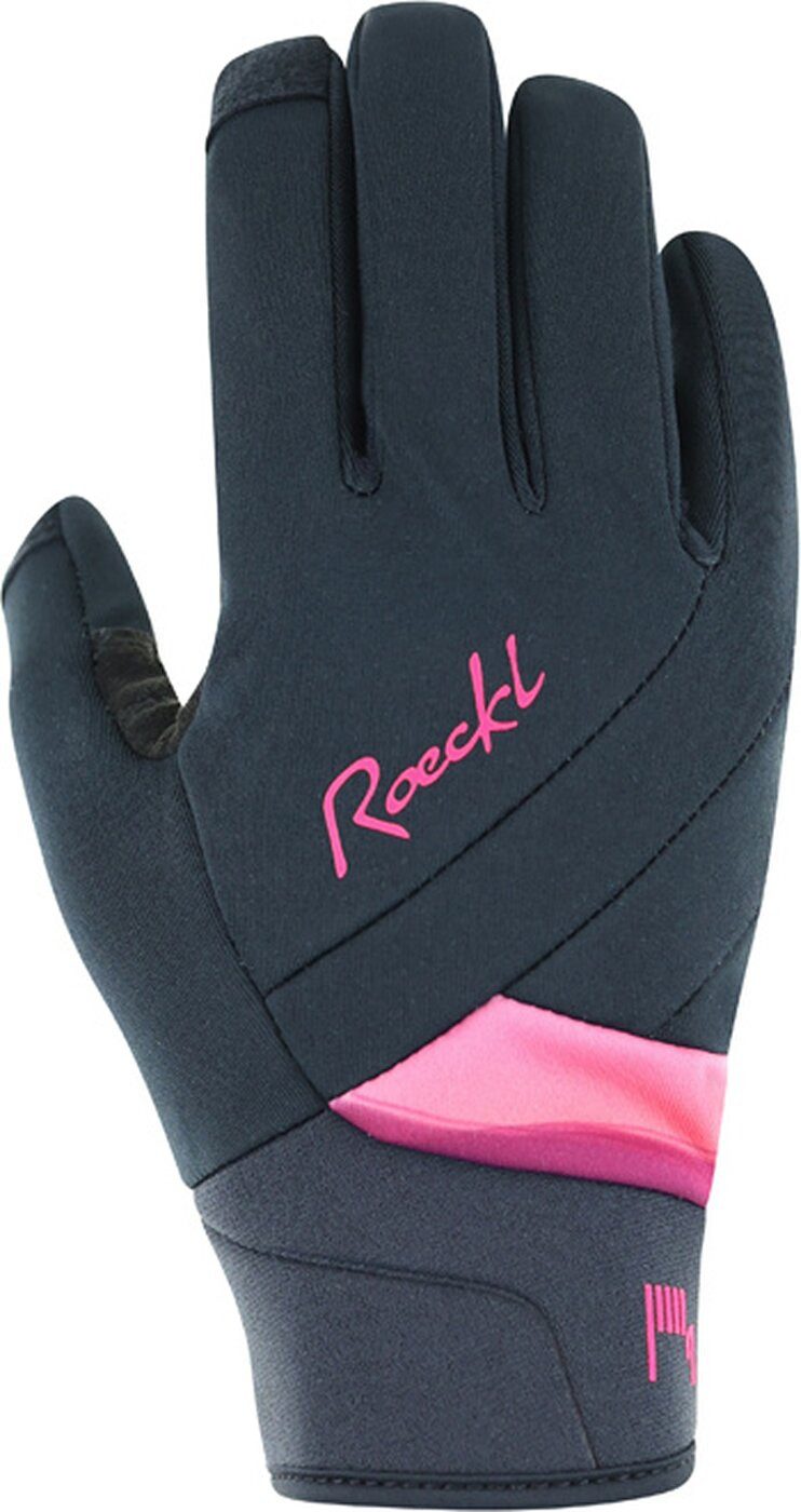 Roeckl Fahrradhandschuhe Waldau 2 black/bubblegum