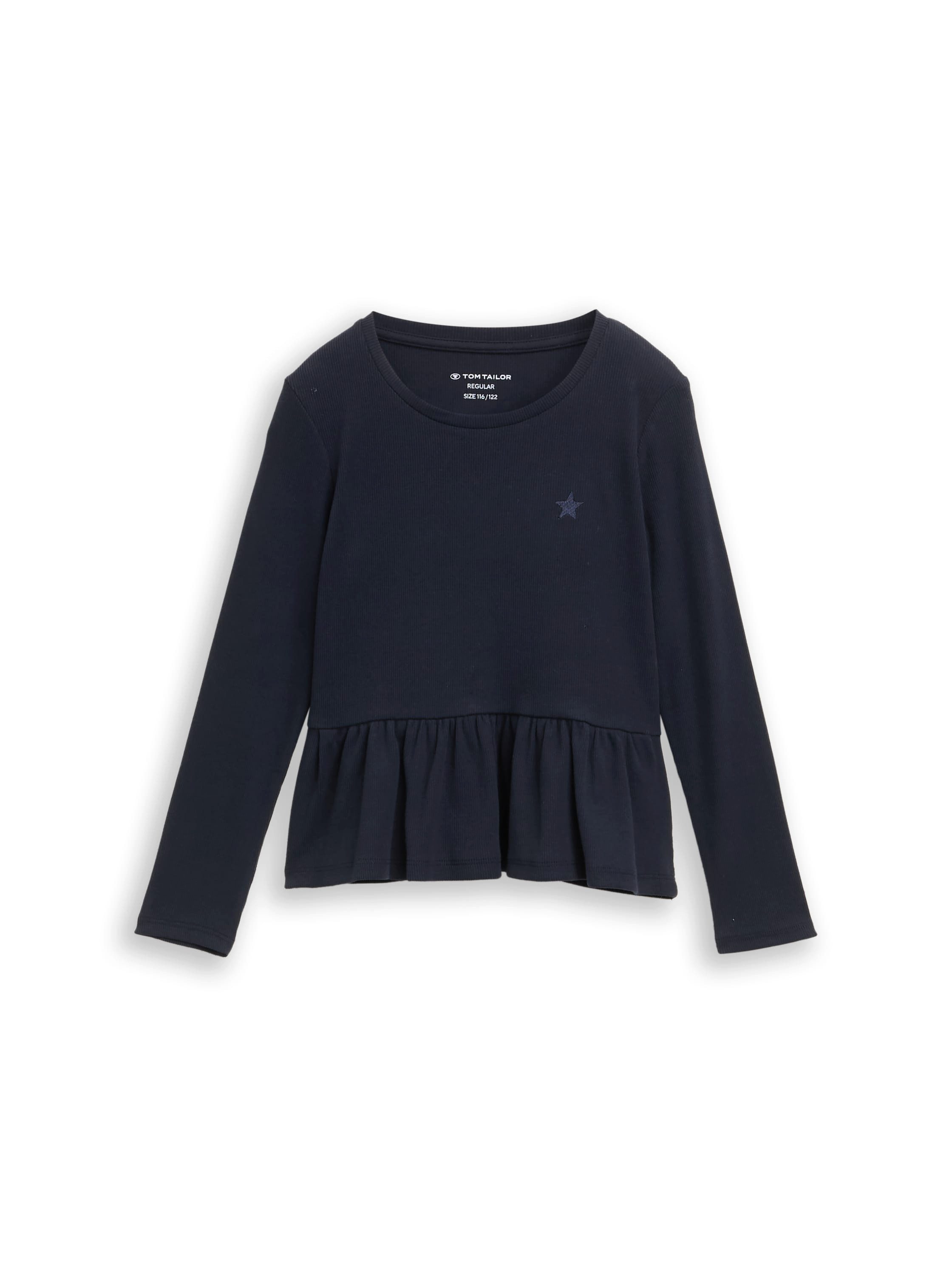 TOM TAILOR Langarmshirt mit Stickerei