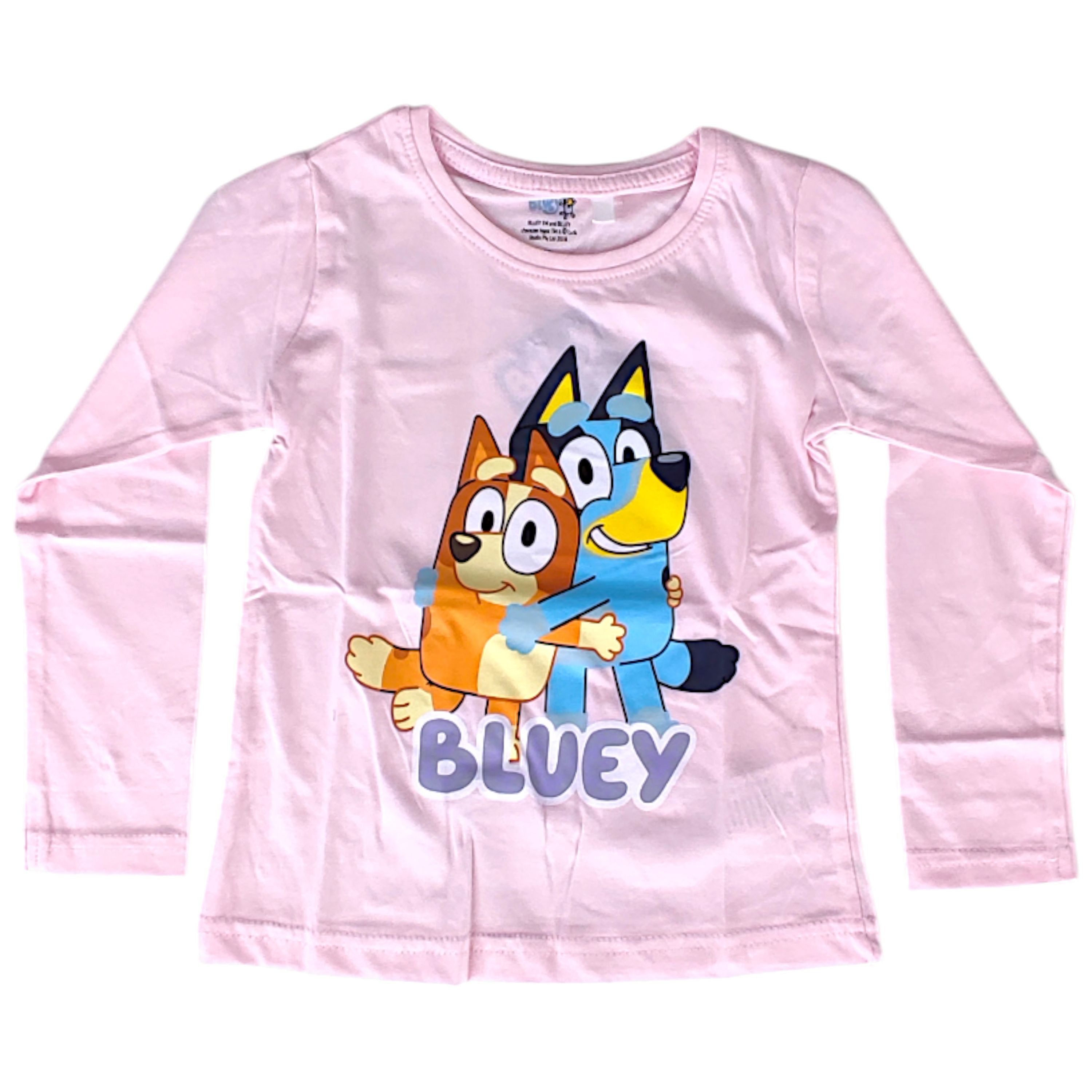Bluey Langarmshirt Bluey & Bingo Mädchen Shirt aus Baumwolle Gr. 92 - 116 cm