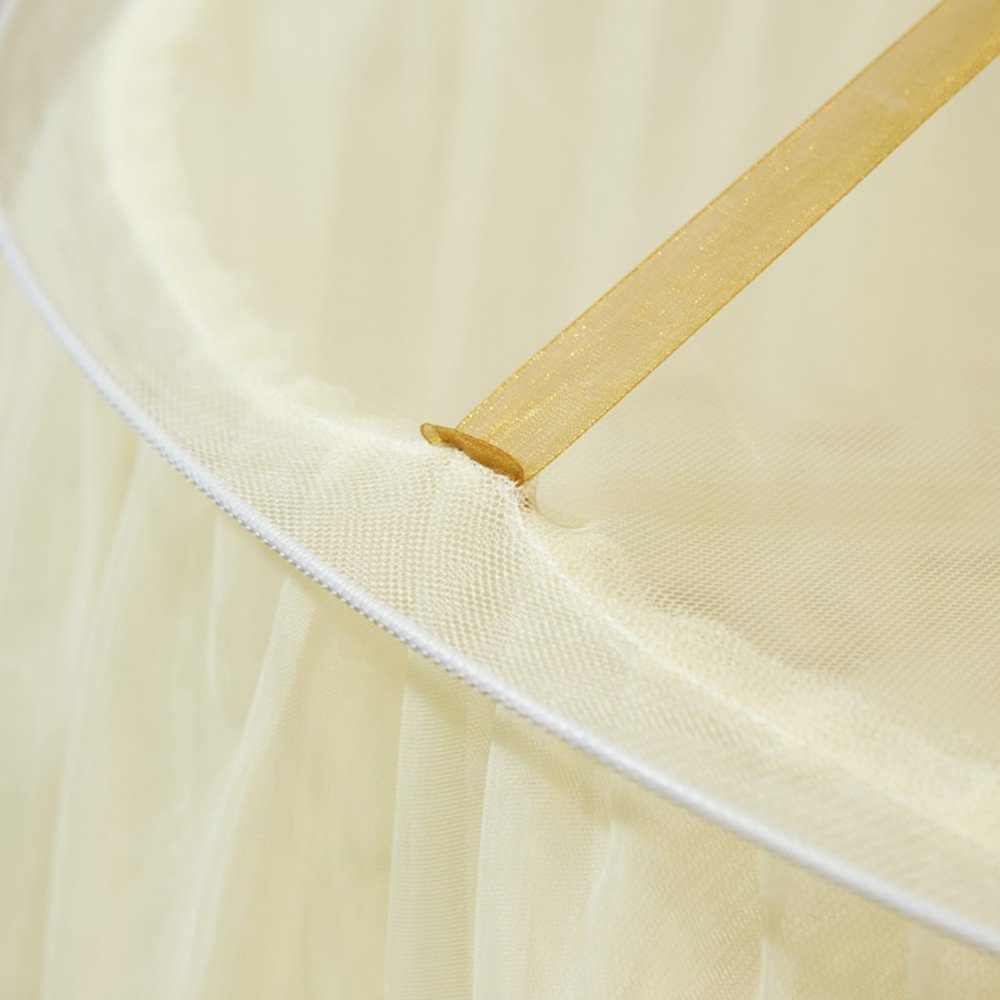 Sunicol Moskitonetz Deckenmontiertes Moskitonetz, Foldable Bed Canopy with Hook, Reise Betthimmel Mückennetz Feinmaschiges als Moskitoschutz