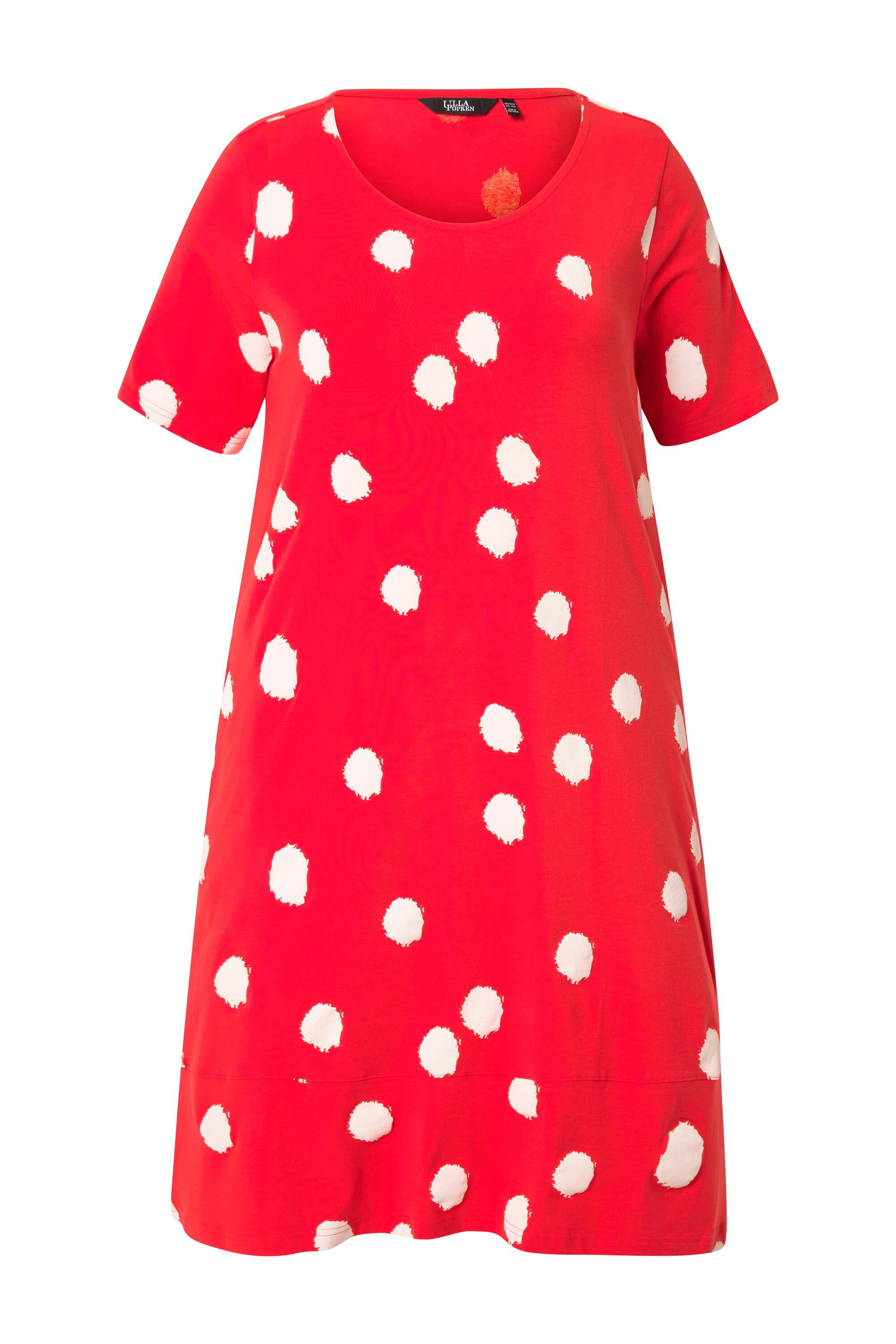 Ulla Popken Midikleid Midikleid Punkte A-Linie günstig online kaufen