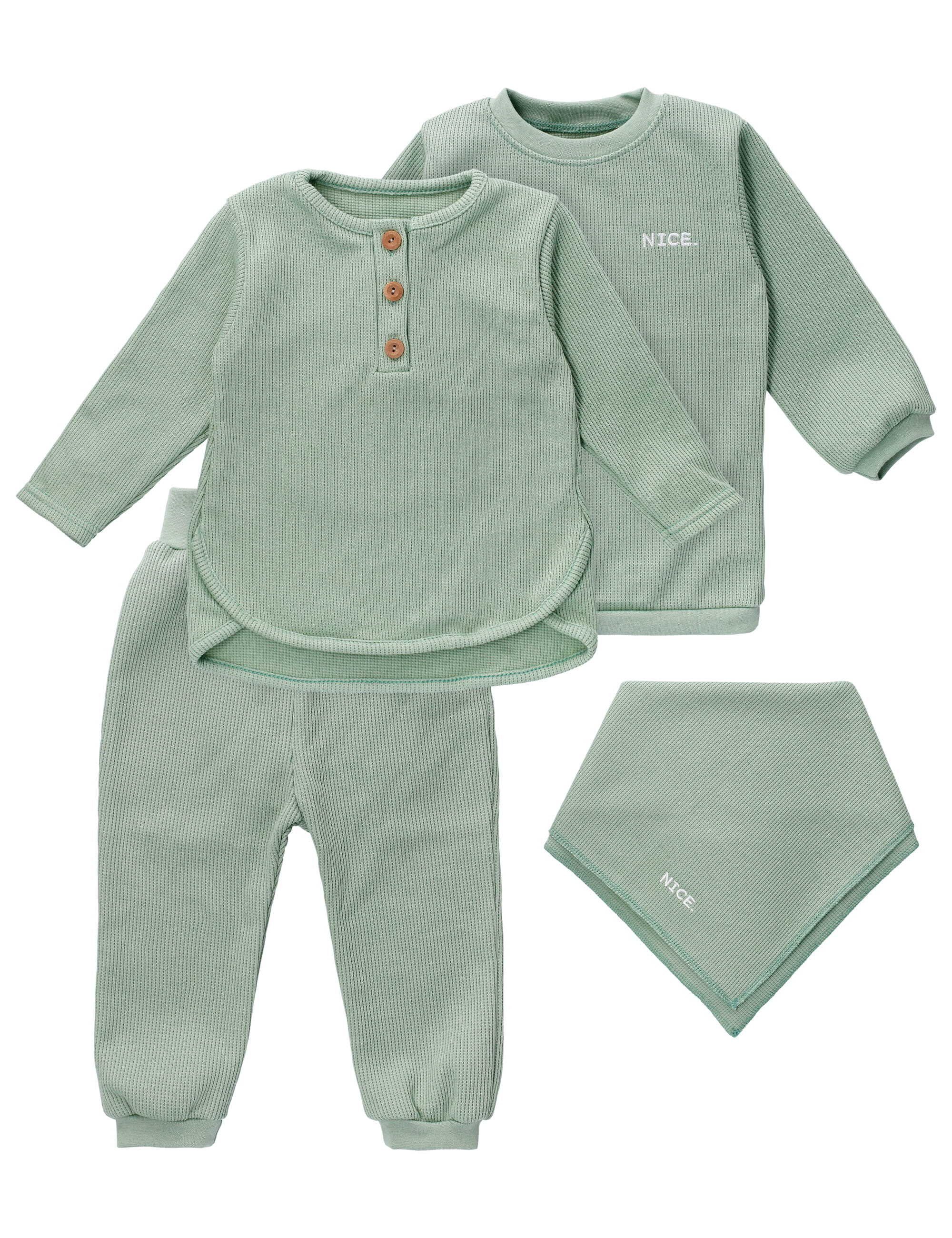 Sage Teile) & Langarmshirt (1-tlg., Set Kids Hose 4 MaBu