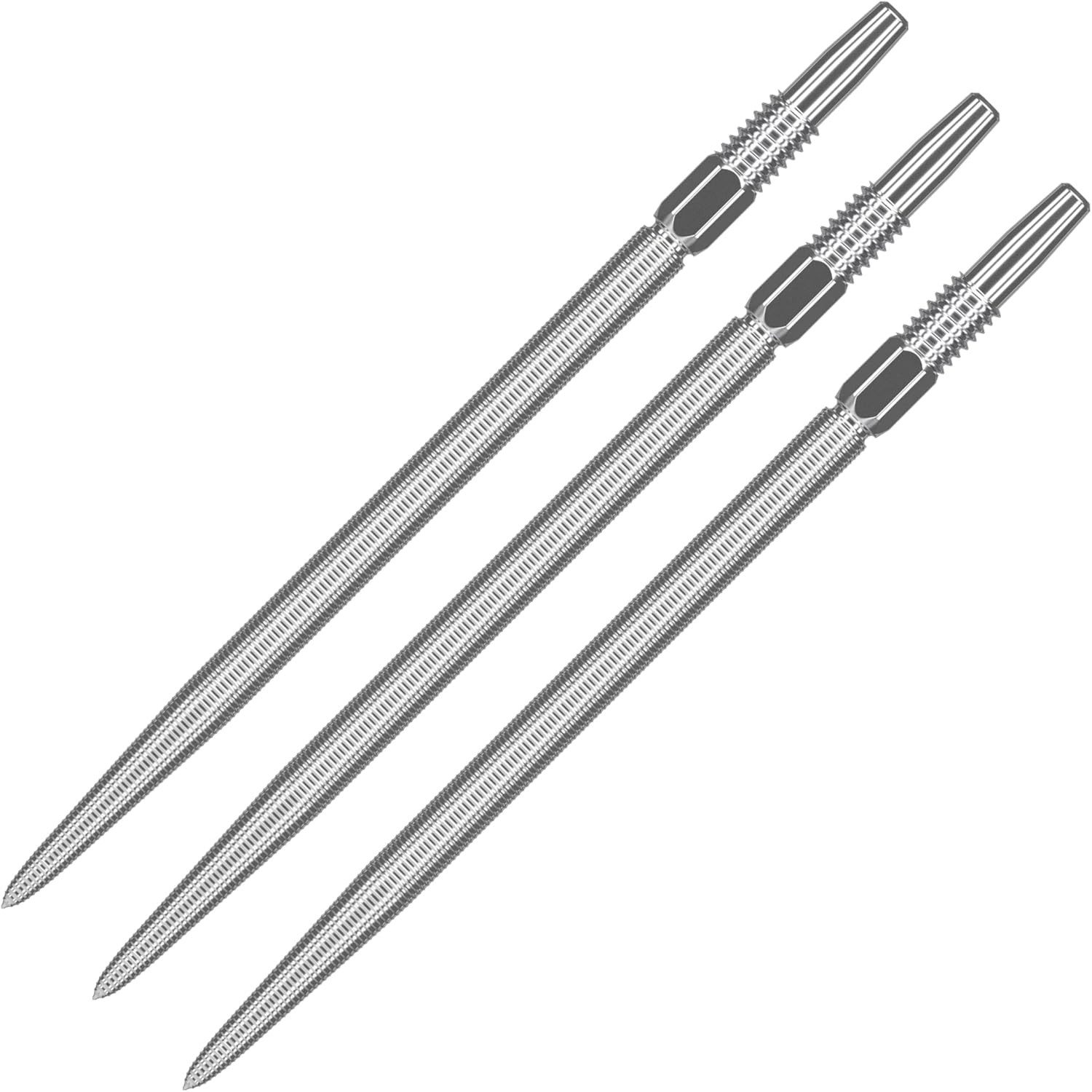 TARGET DARTS Dartpfeil 2 Set Swiss Points, Nano Dartspitzen (6 Stck) 30MM, Silber